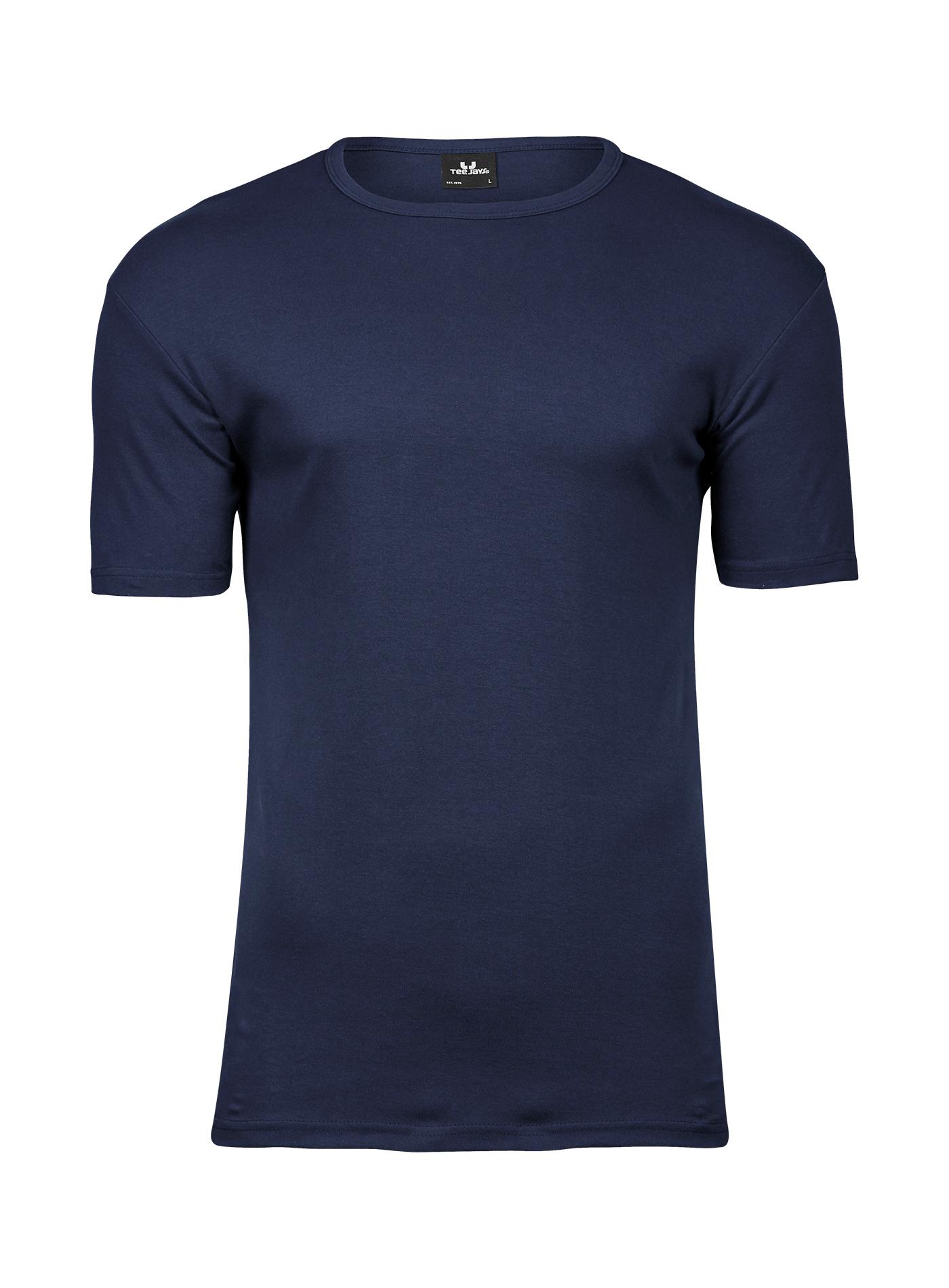 Silné bavlněné tričko Tee Jays Interlock - Námořní modrá S