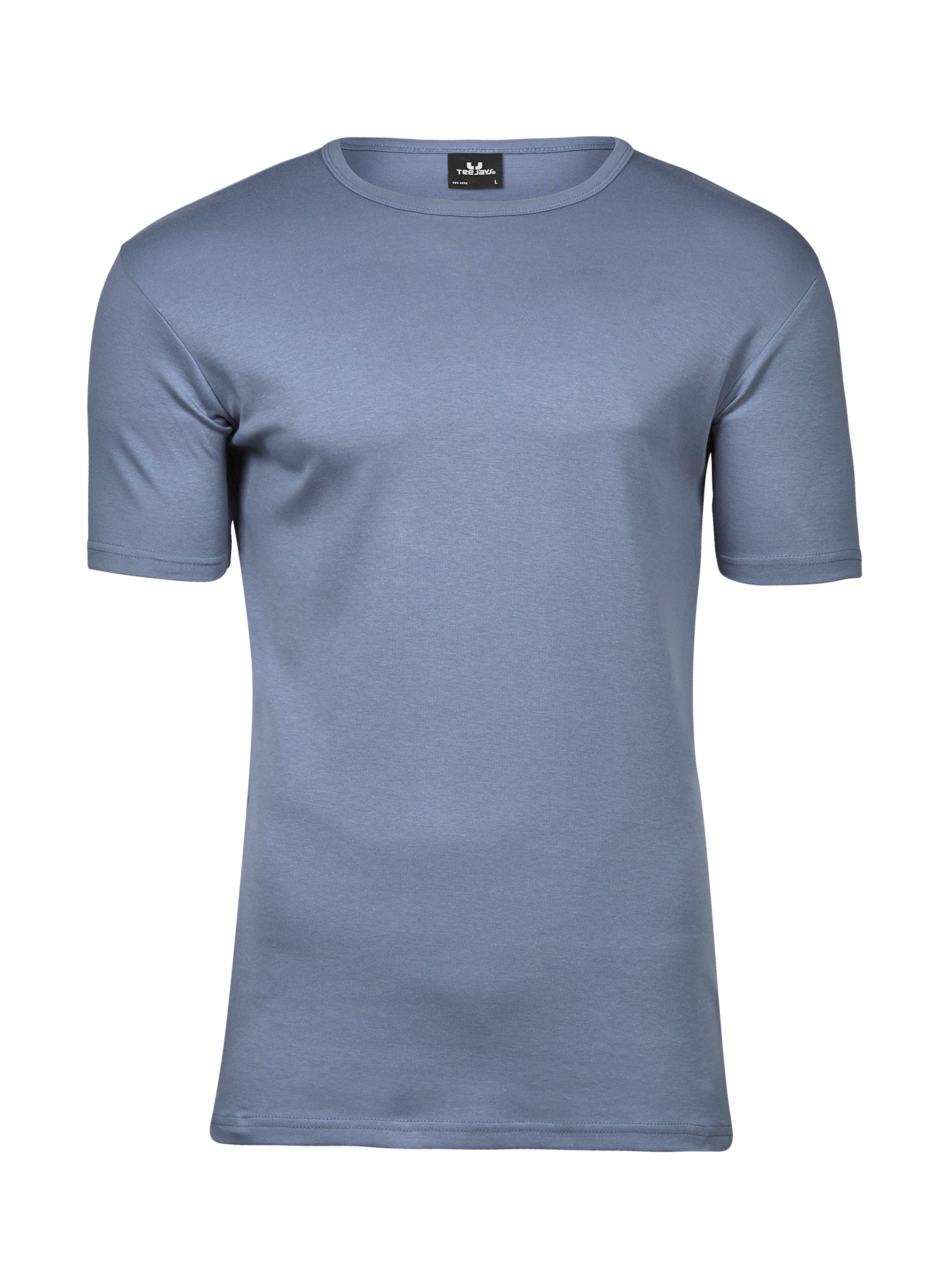 Silné bavlněné tričko Tee Jays Interlock - světle modrá XXL