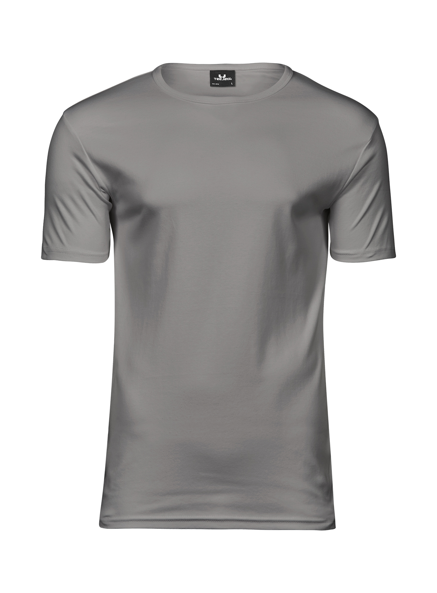 Silné bavlněné tričko Tee Jays Interlock - Světle šedá L