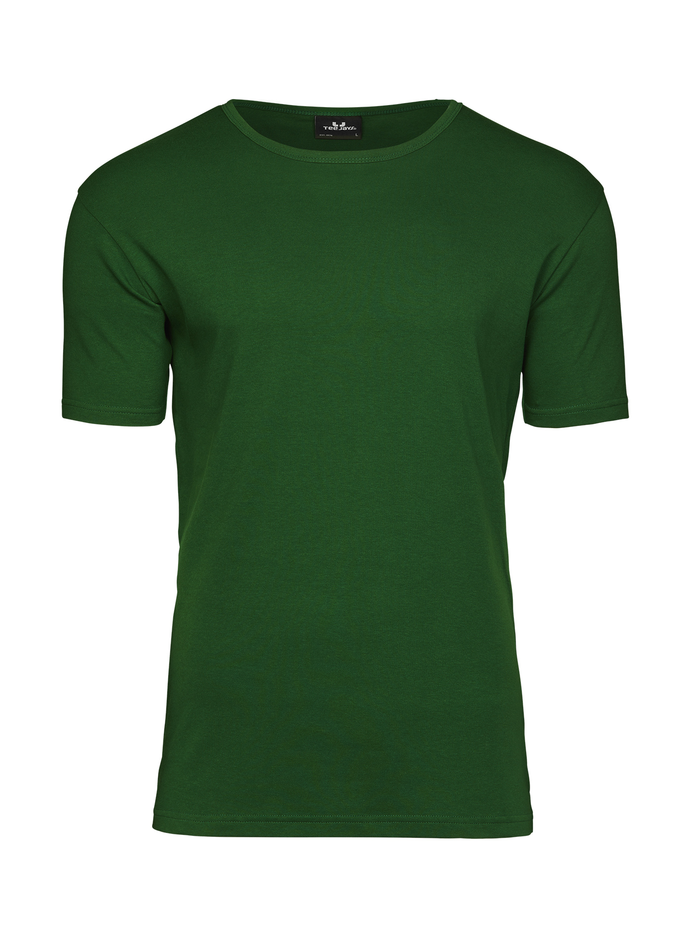 Silné bavlněné tričko Tee Jays Interlock - lesní zelená XXL
