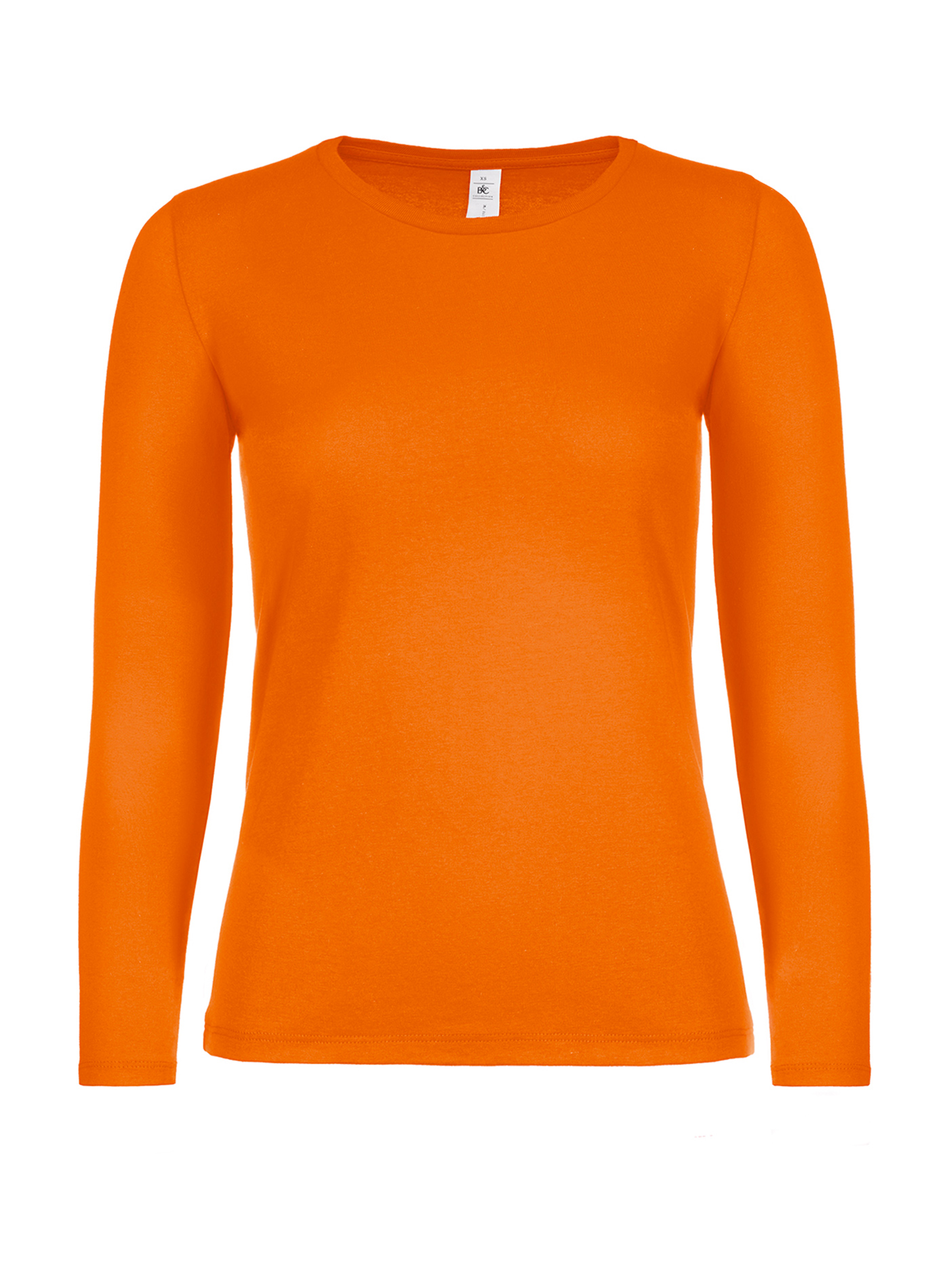 Dámské tričko s dlouhým rukávem B&C - Oranžová XL