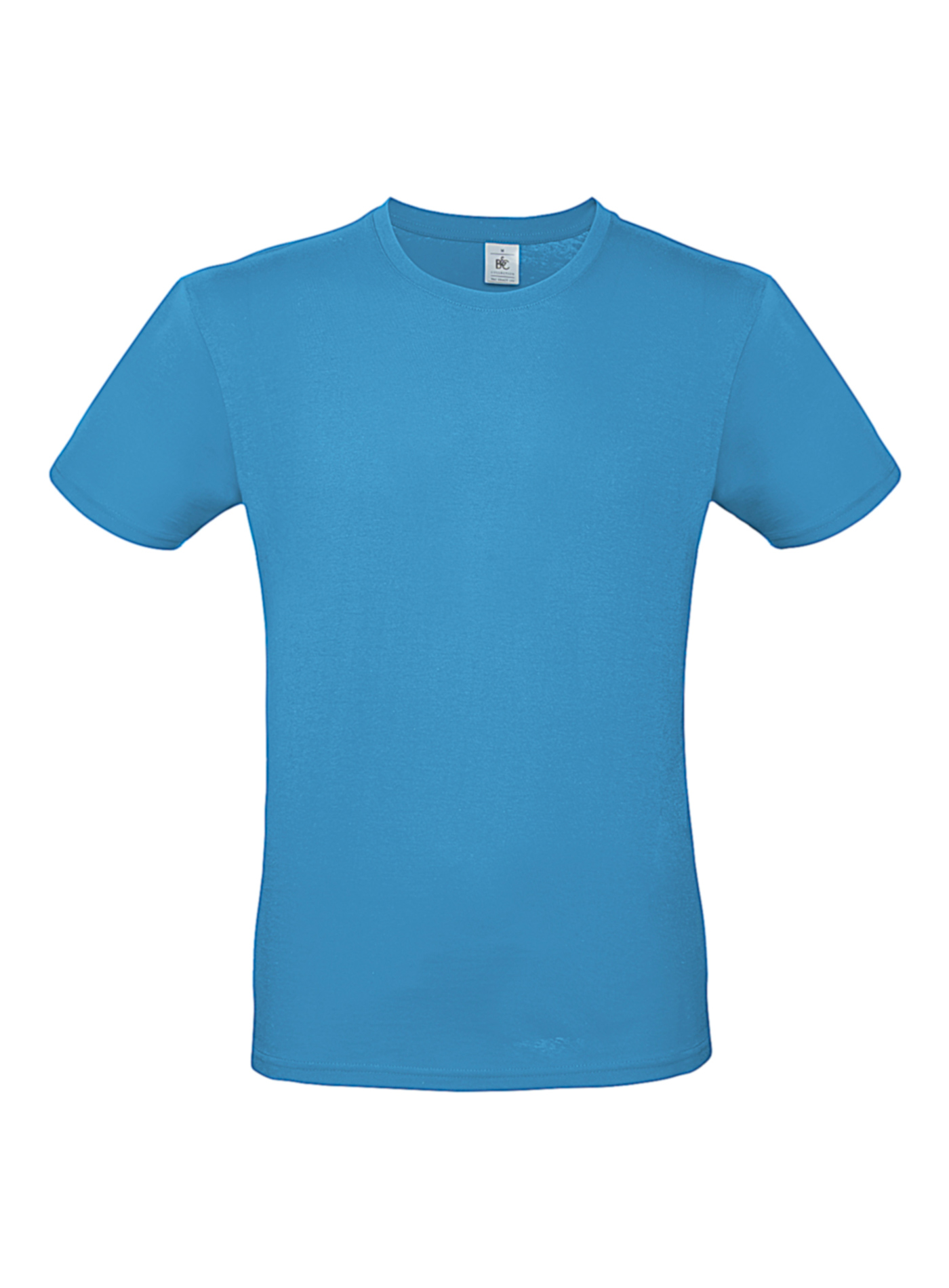 Pánské tričko B&C - Blankytně modrá M