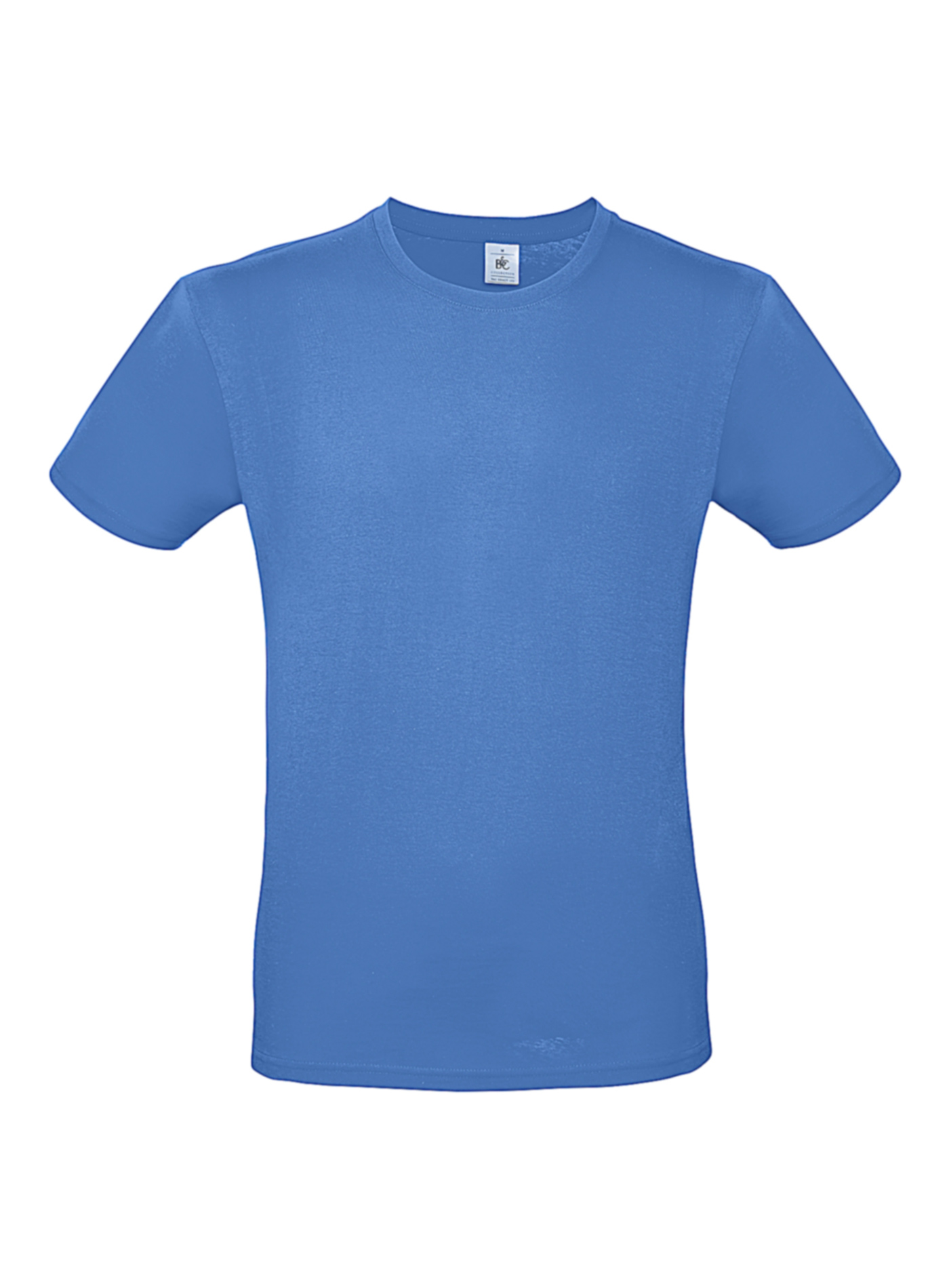 Pánské tričko B&C - Azurová M