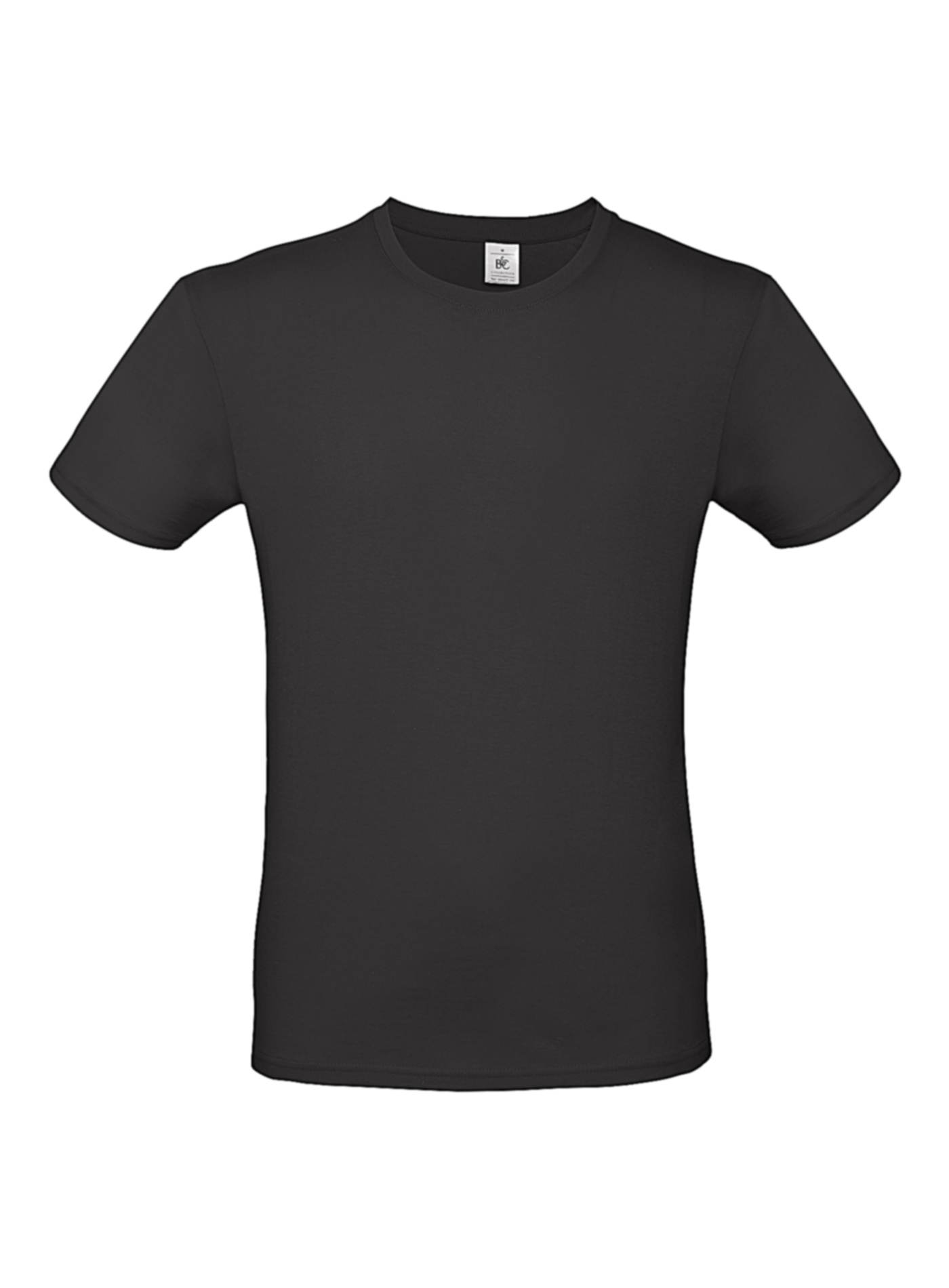 Pánské tričko B&C - černá 4XL