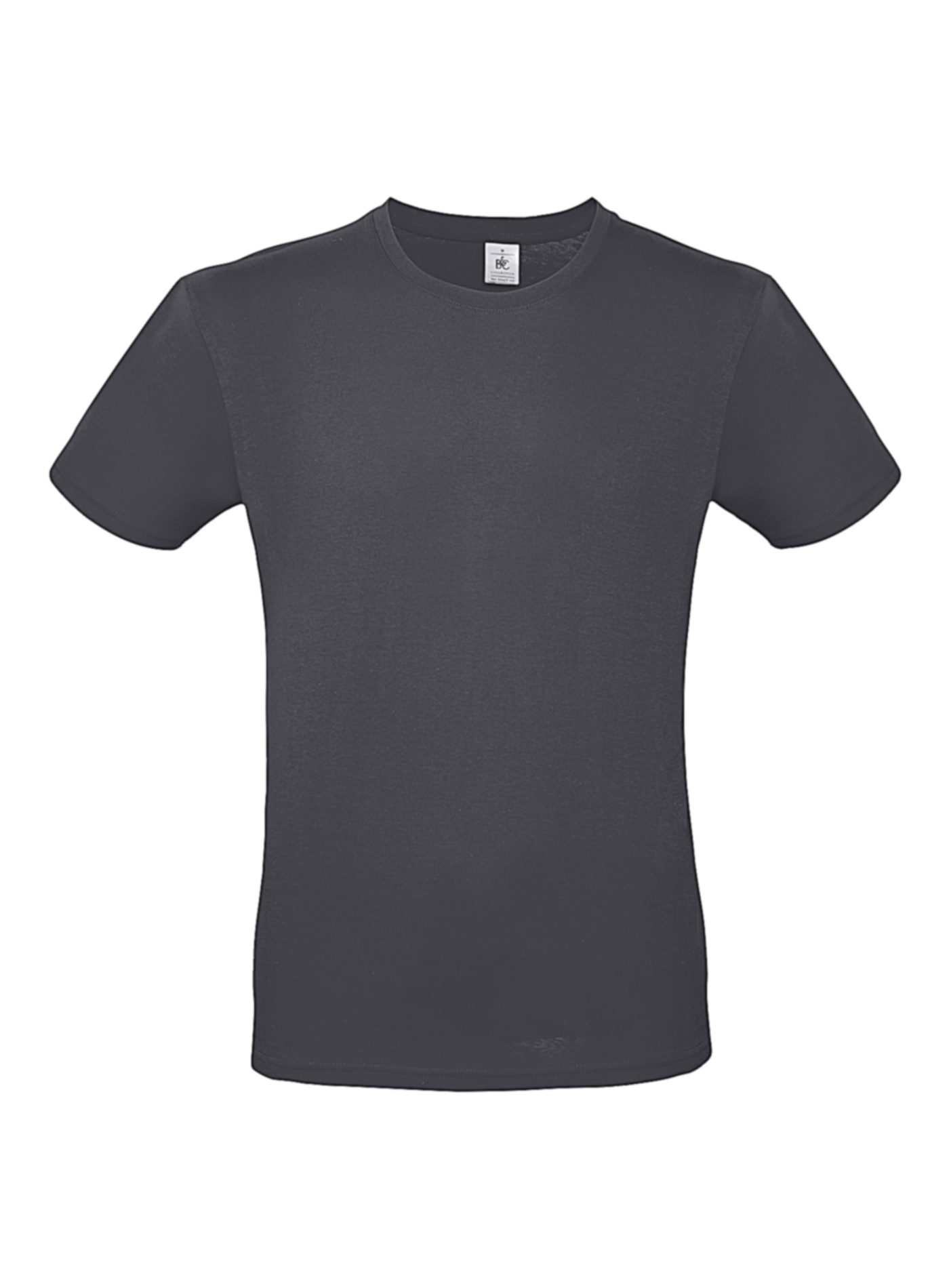 Pánské tričko B&C - Tmavě šedá XL