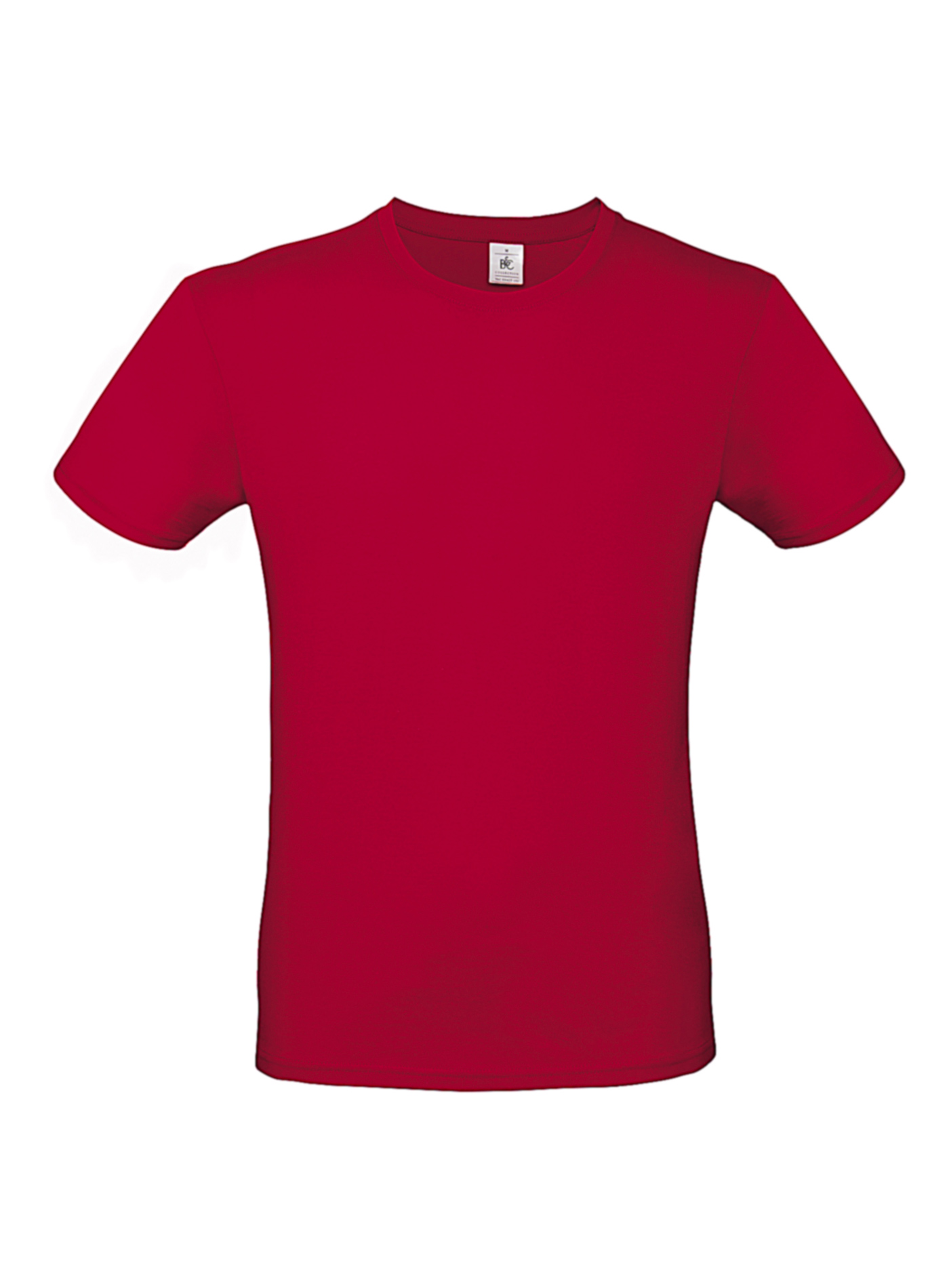 Pánské tričko B&C - Červená M