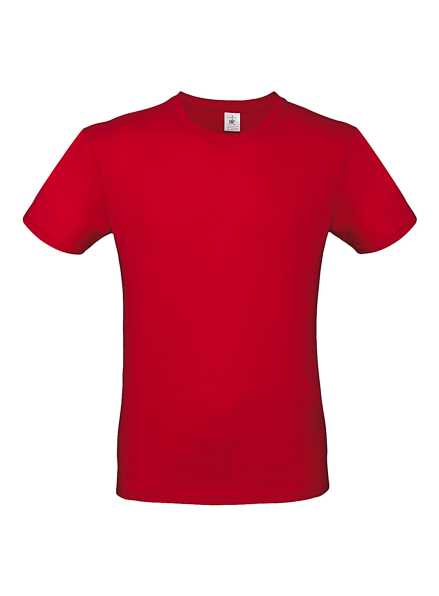 Pánské tričko B&C - Červená 5XL