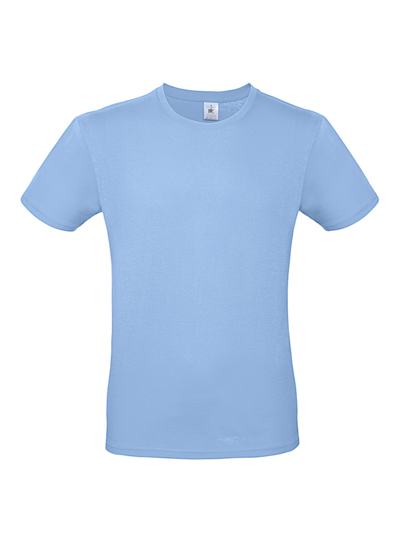 Pánské tričko B&C - Blankytně modrá S
