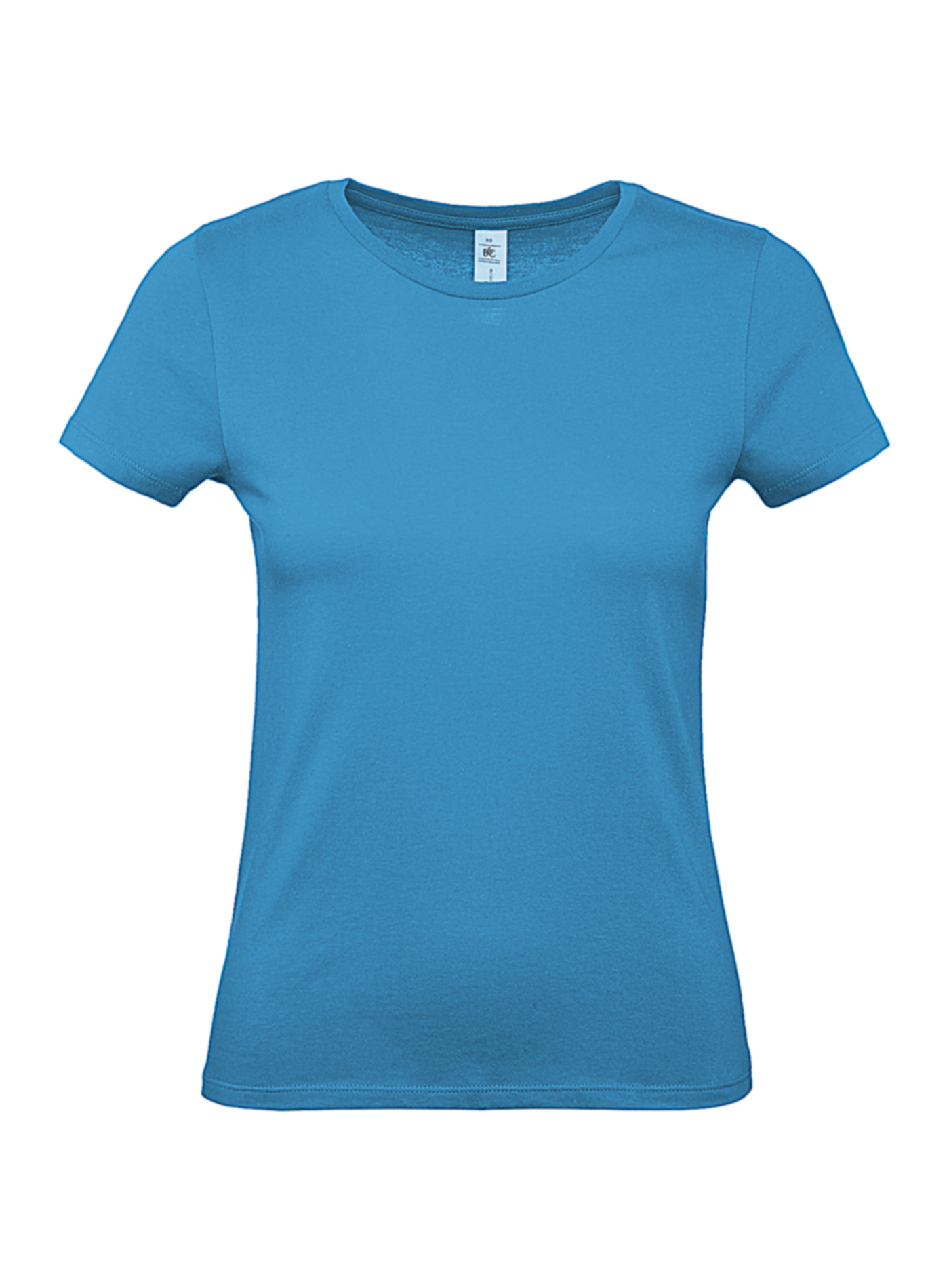 Dámské tričko B&C - Blankytně modrá L