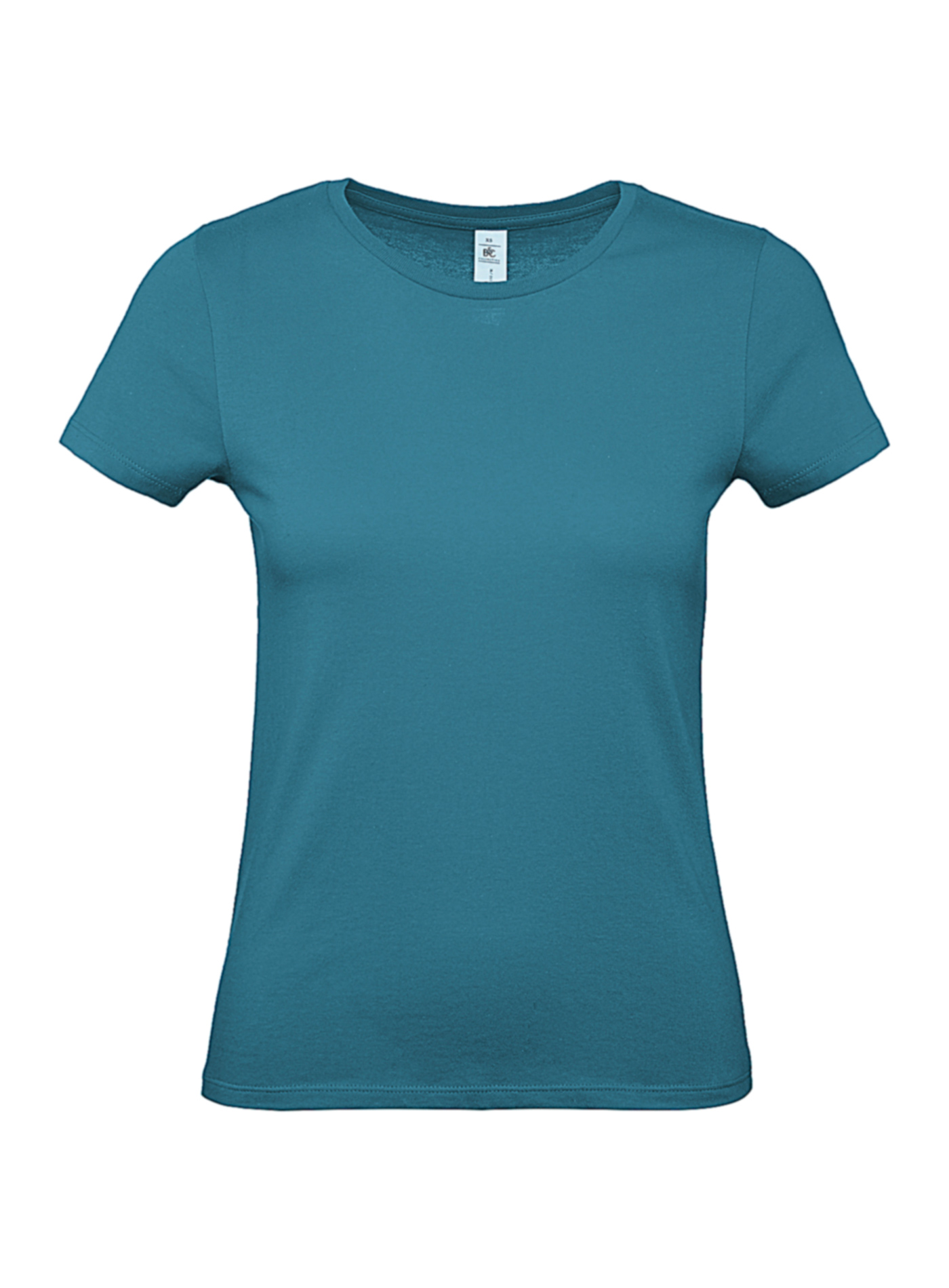 Dámské tričko B&C - Modrozelená M