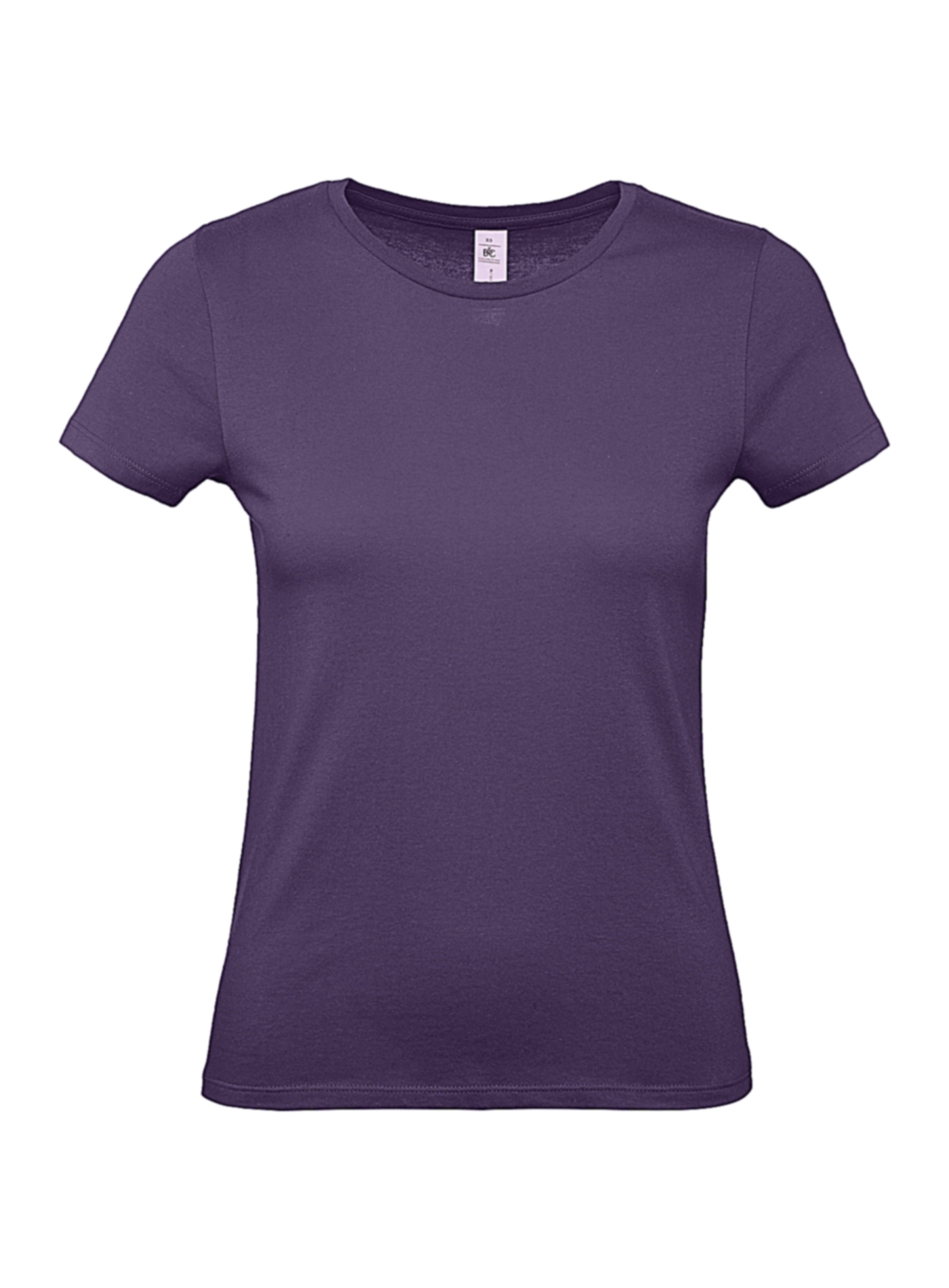 Dámské tričko B&C - Tmavě fialová XL