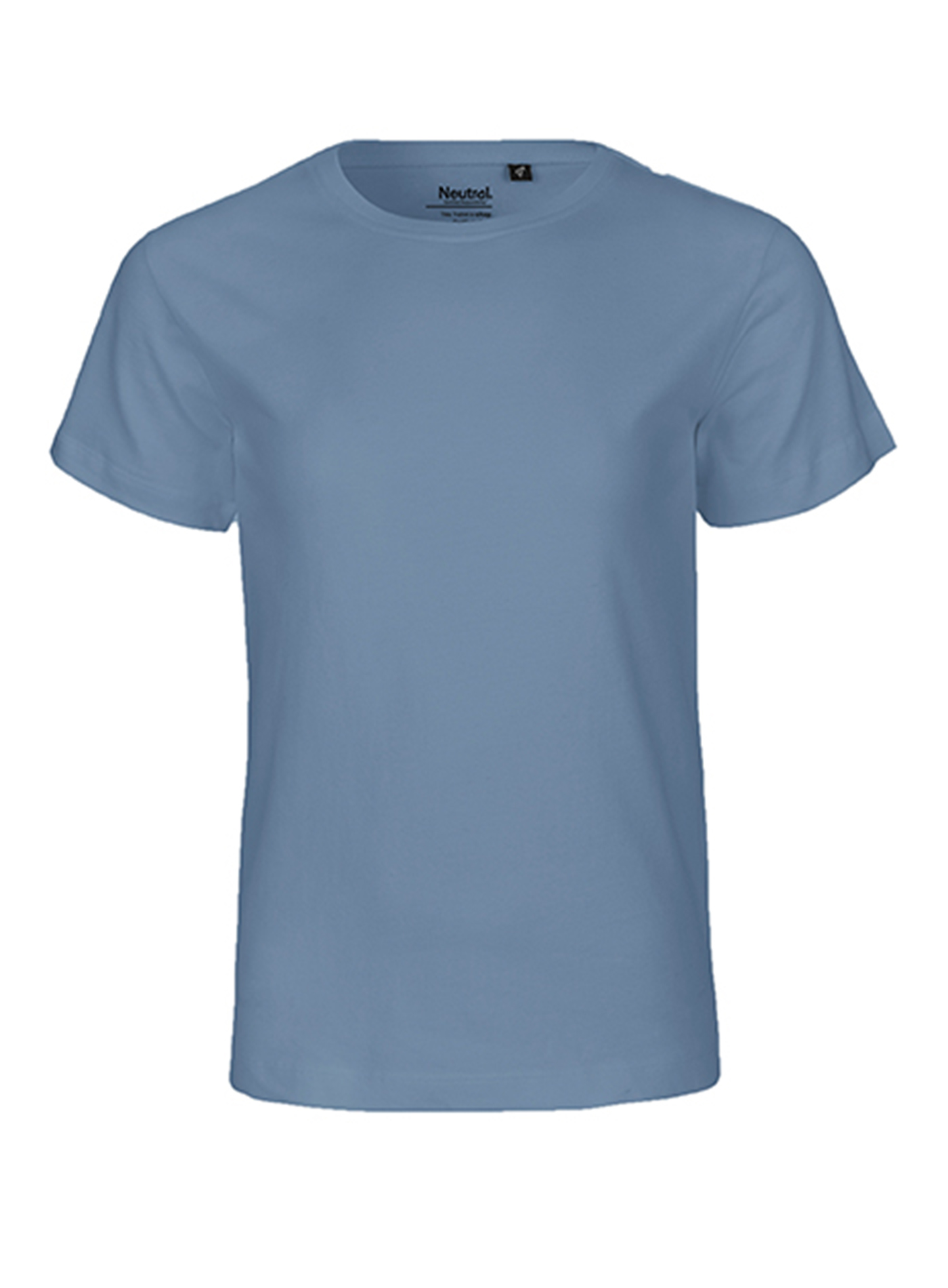 Dětské tričko Neutral - Ocelově modrá 128 (7-8)