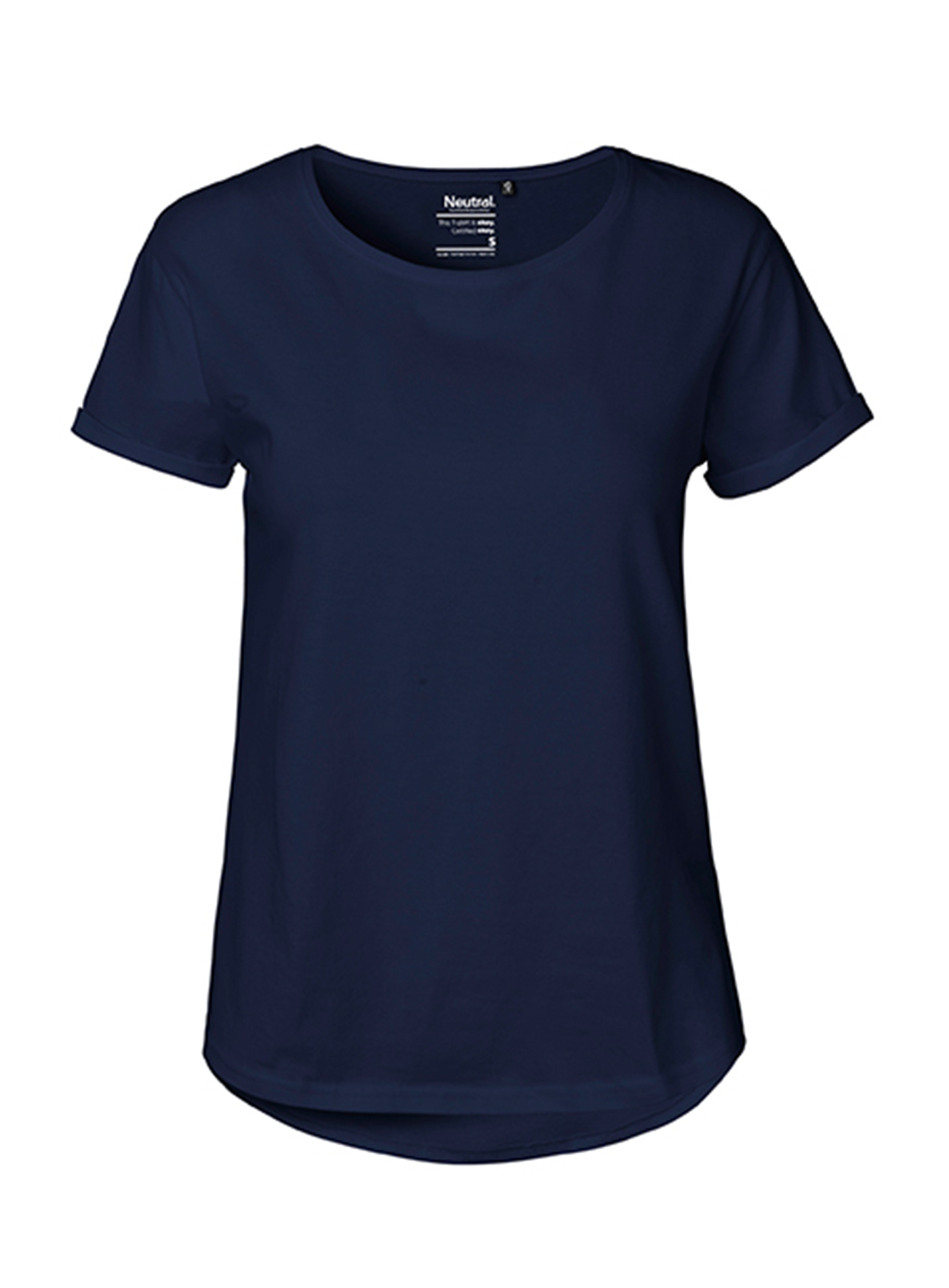 Dámské tričko Neutral Roll-Up - Námořní modrá XXL