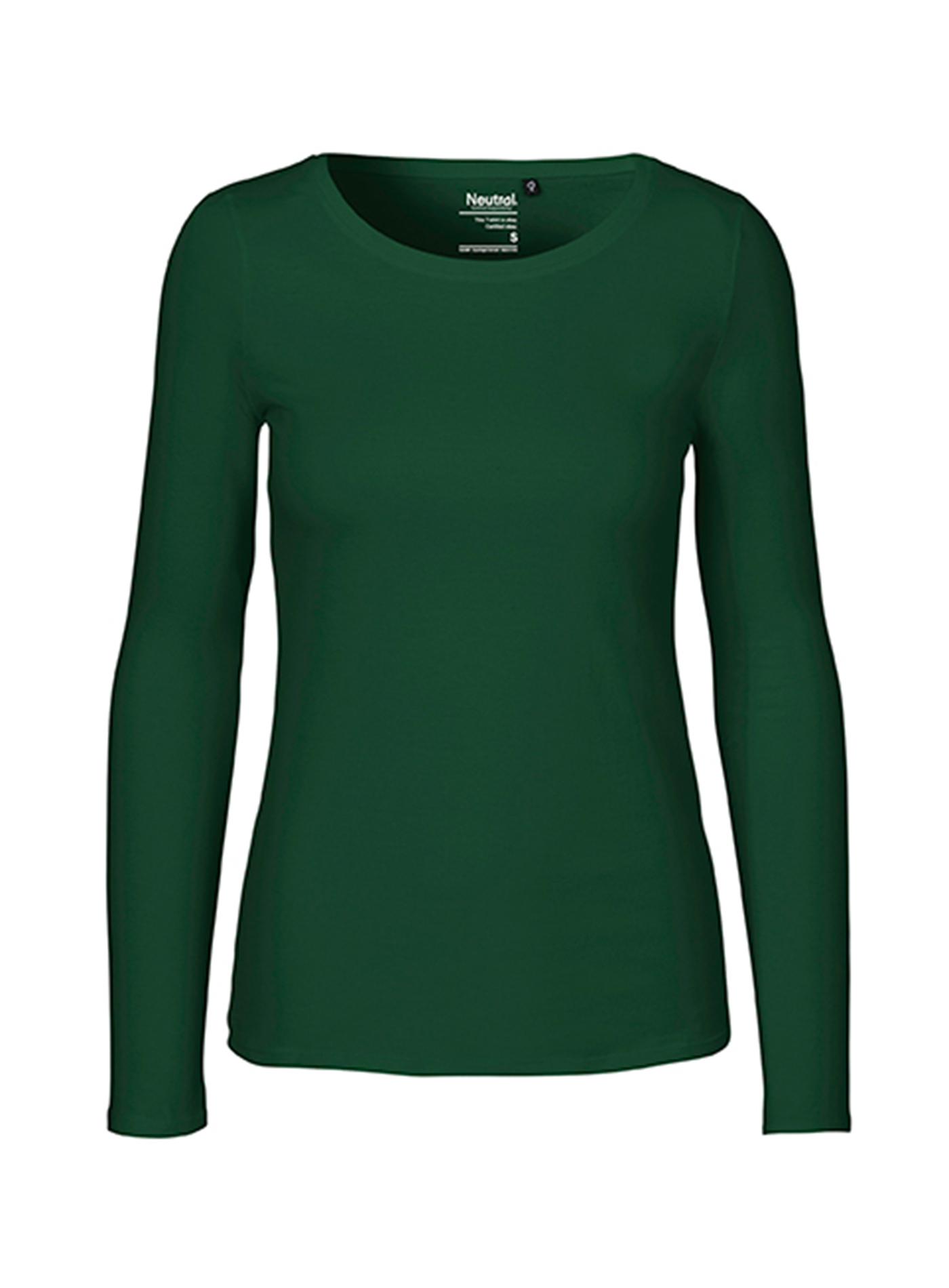 Dámské tričko s dlouhým rukávem Neutral - Lahvově zelená XS