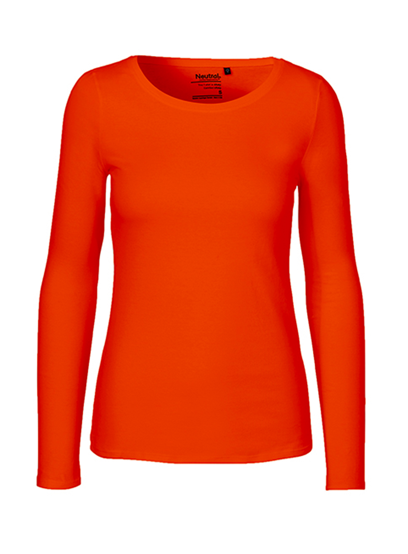 Dámské tričko s dlouhým rukávem Neutral - Oranžová S
