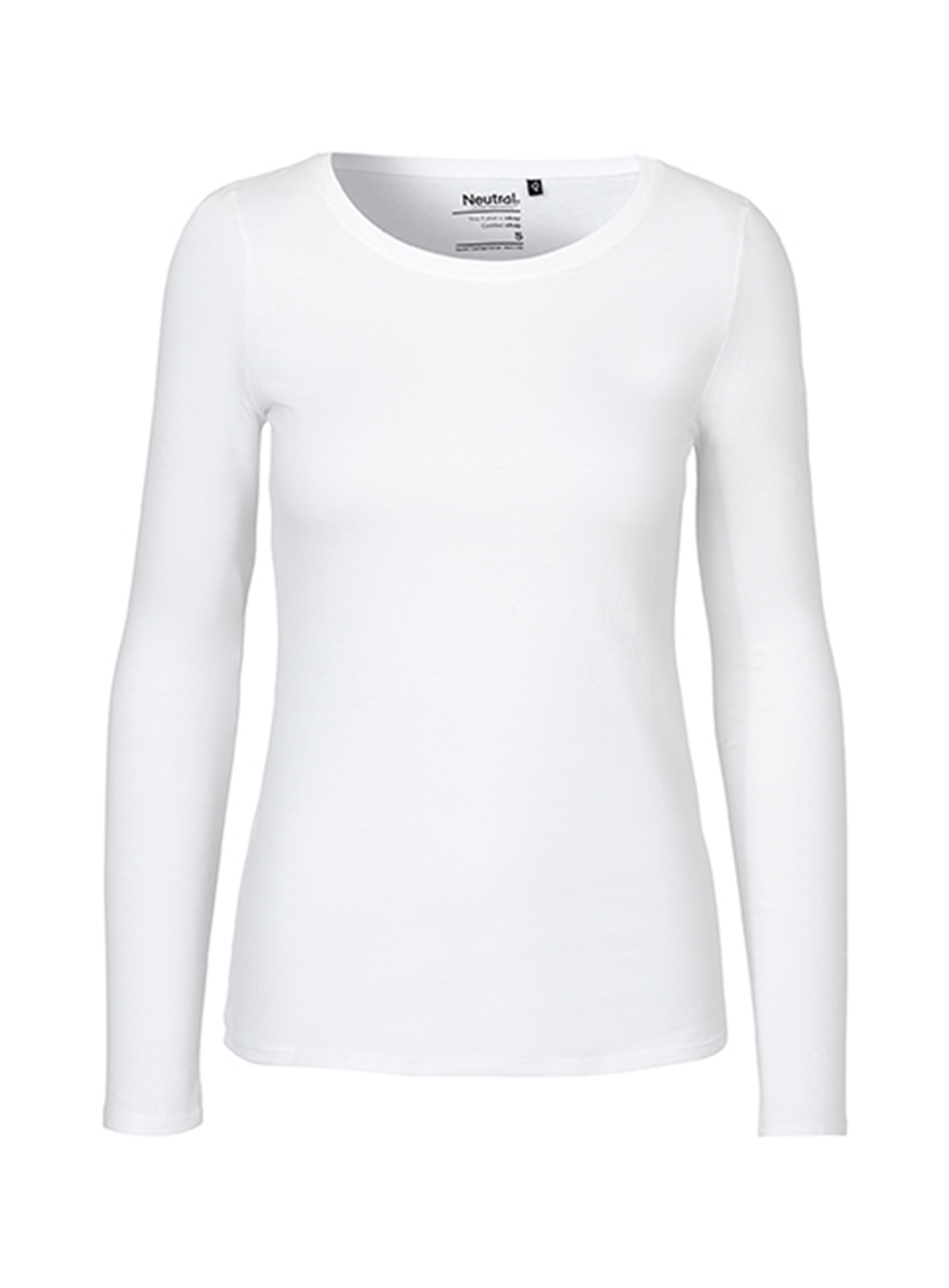 Dámské tričko s dlouhým rukávem Neutral - Bílá XL