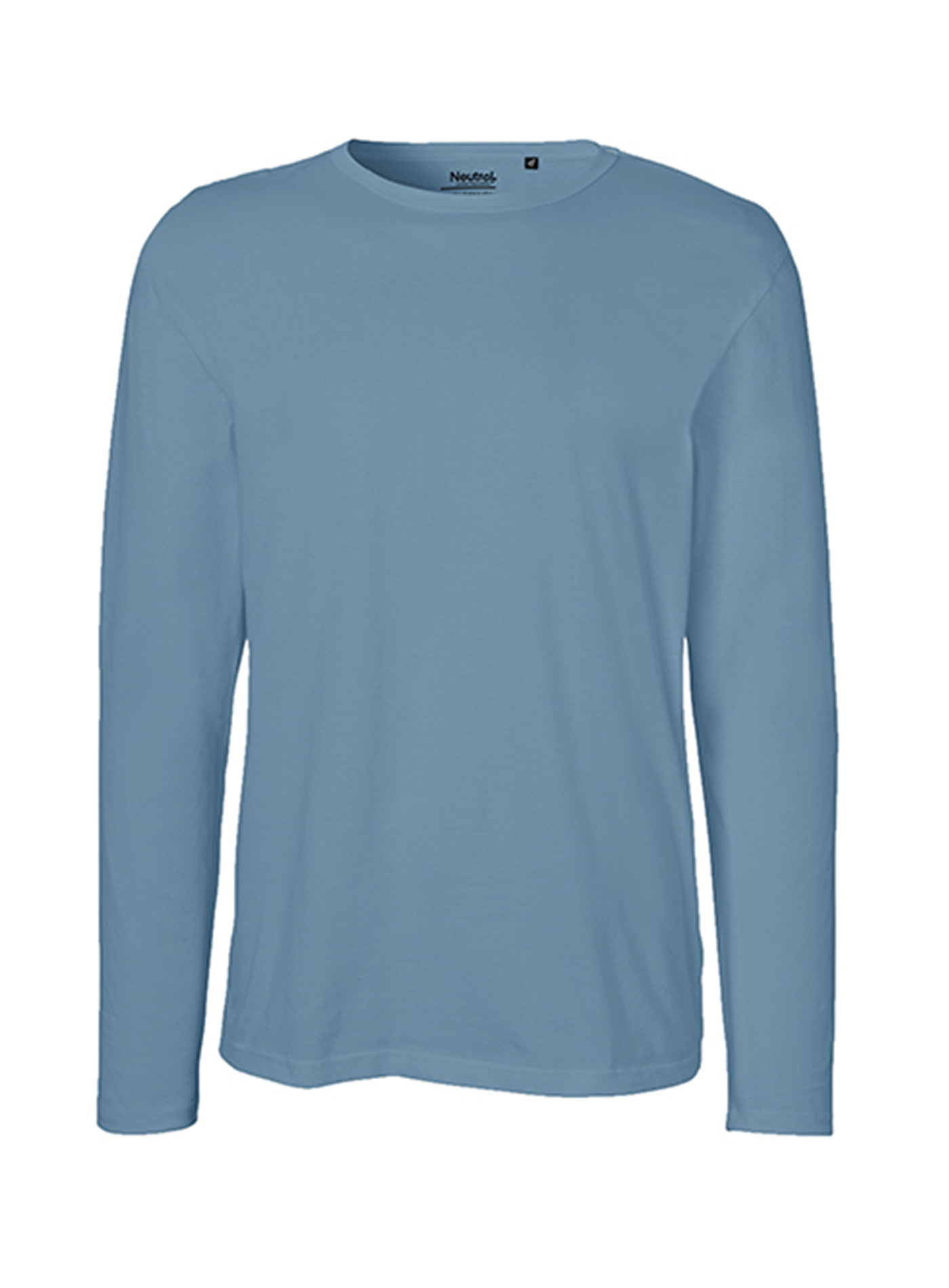 Pánské tričko s dlouhým rukávem Neutral - letecká modrá M