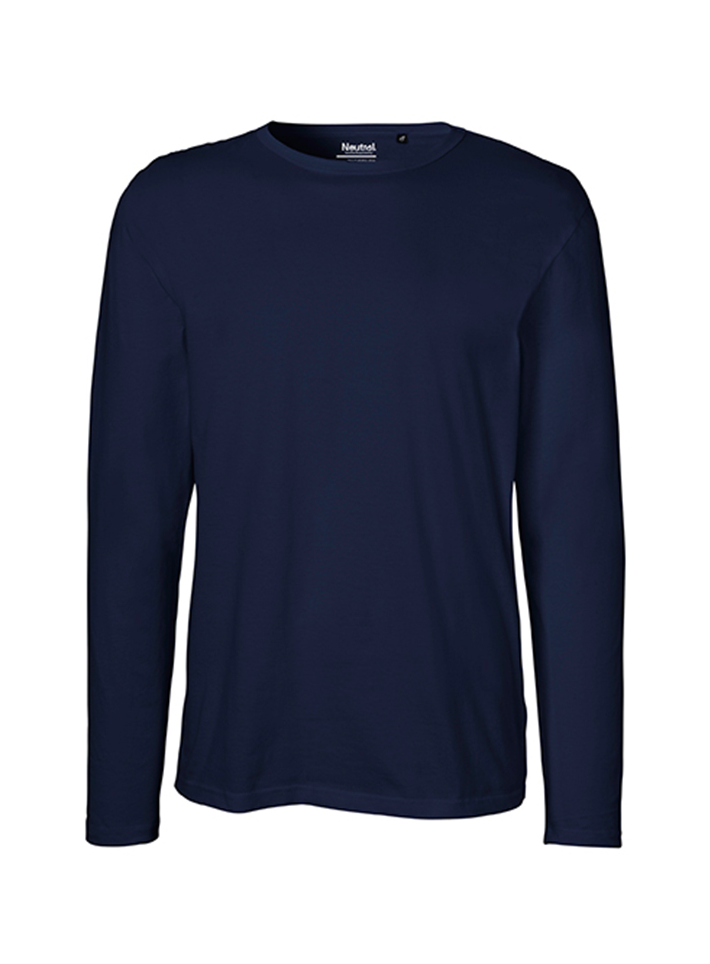 Pánské tričko s dlouhým rukávem Neutral - Námořní modrá XL