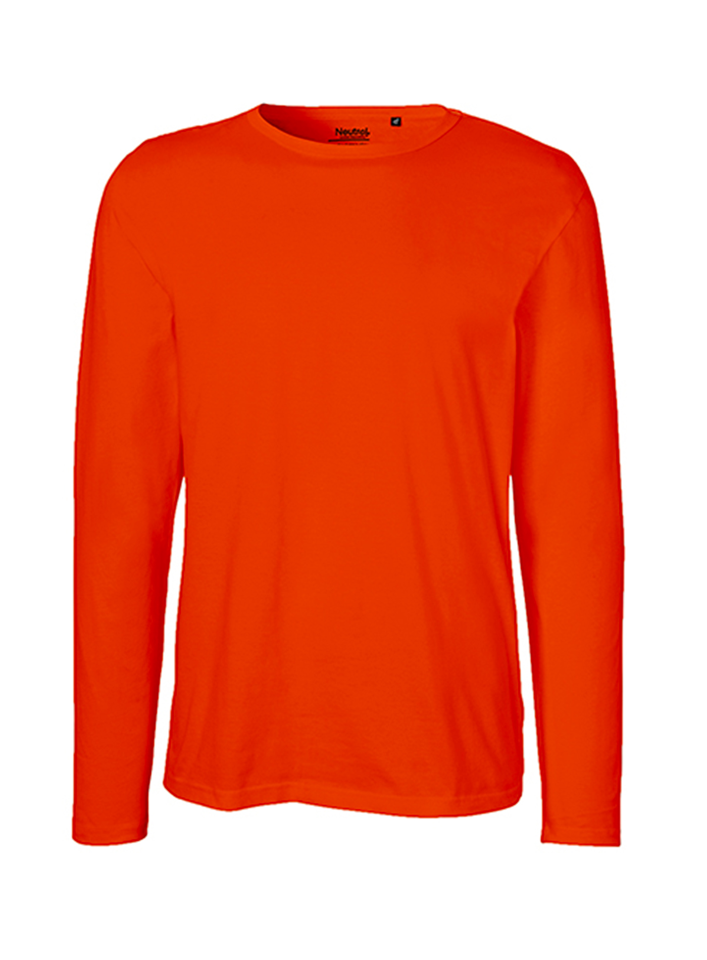 Pánské tričko s dlouhým rukávem Neutral - Oranžová L