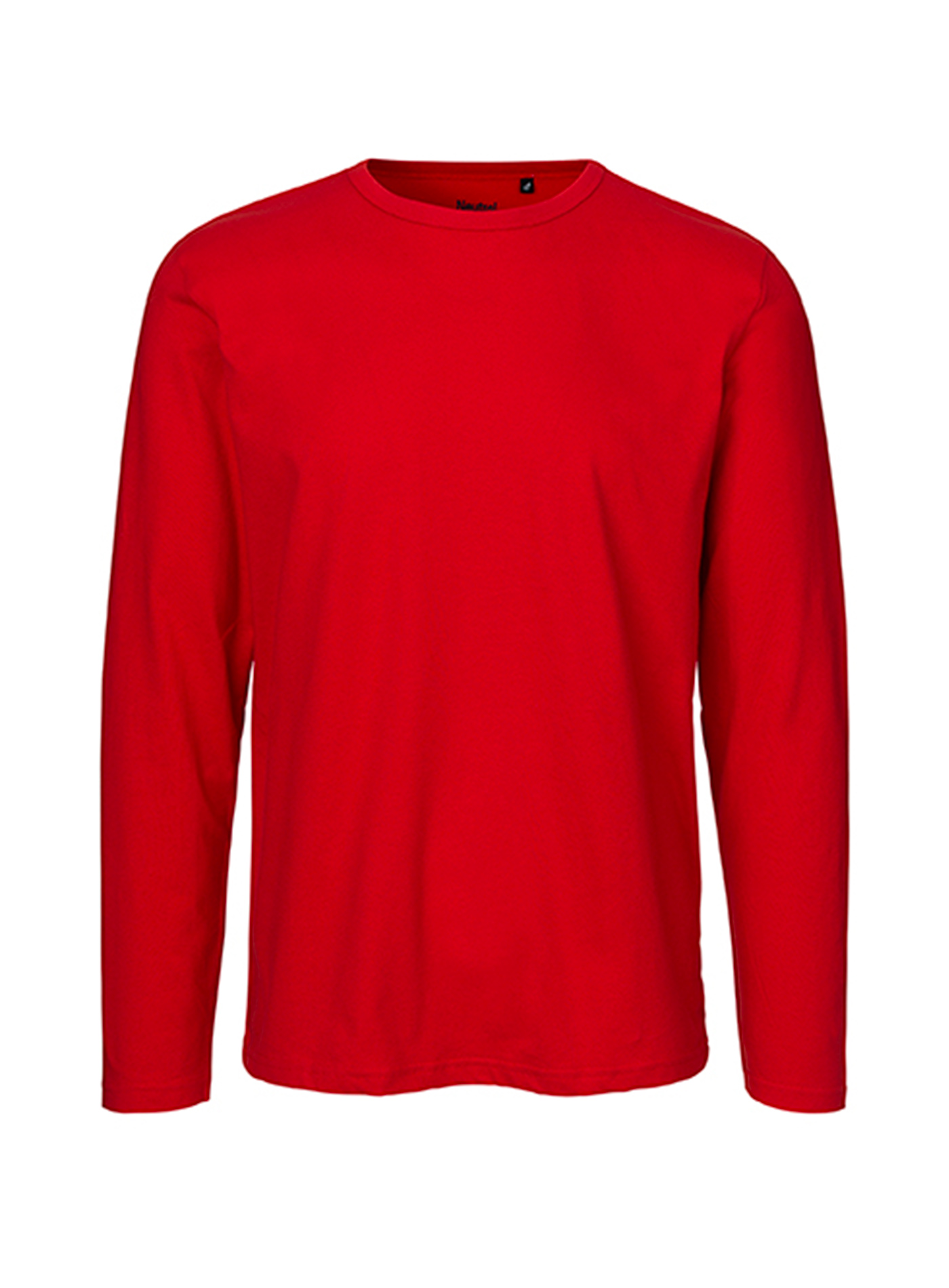 Pánské tričko s dlouhým rukávem Neutral - Červená 3XL