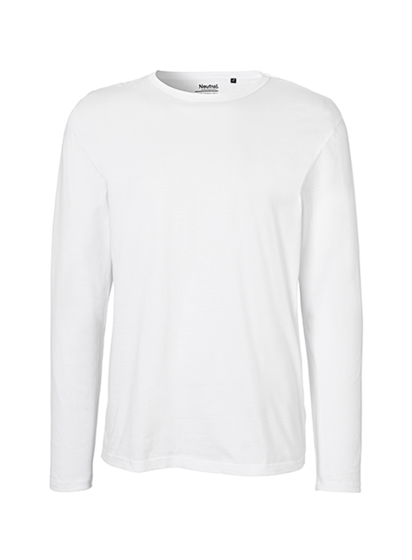 Pánské tričko s dlouhým rukávem Neutral - Bílá XL
