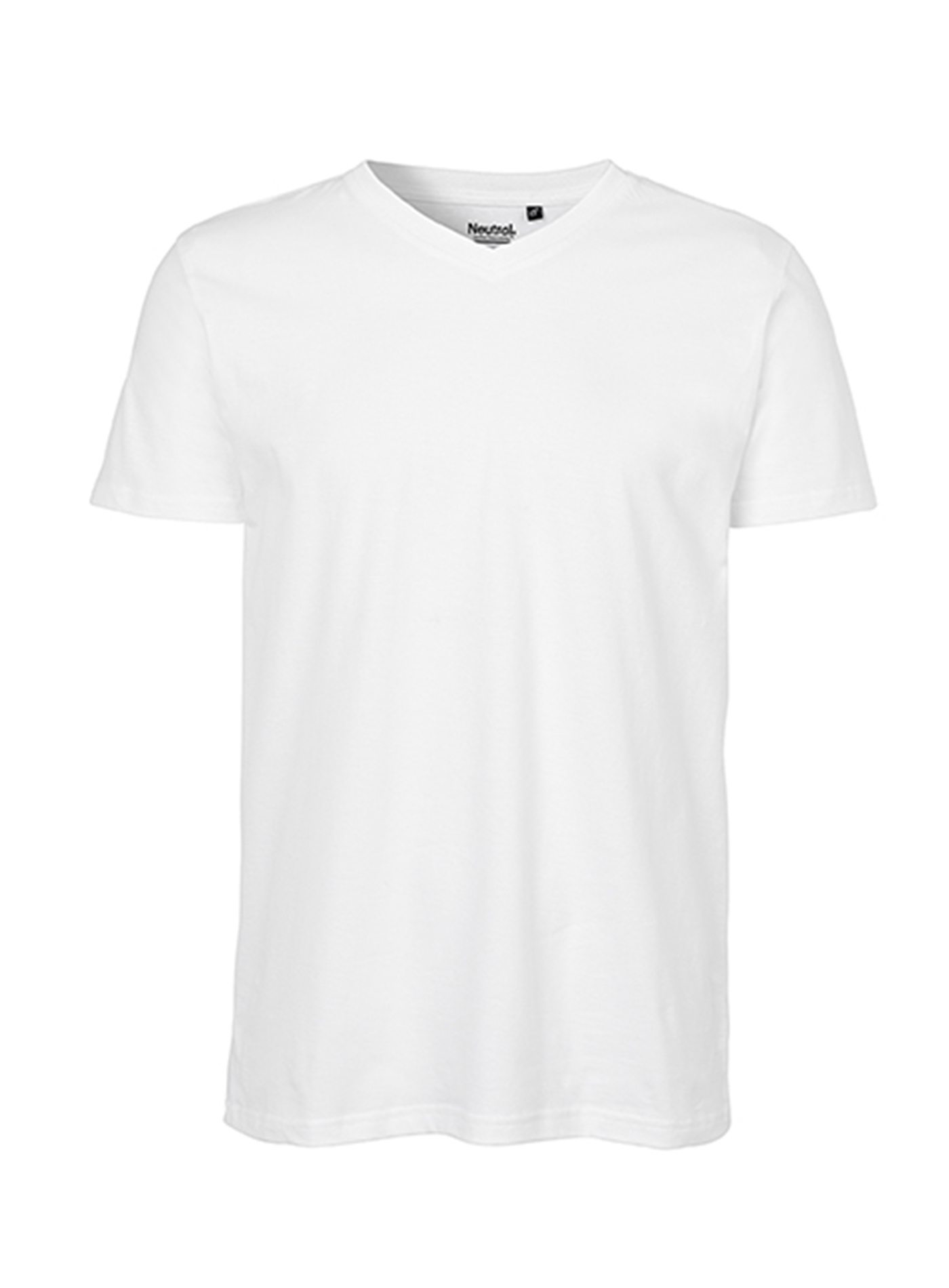 Pánské tričko V-Neck Neutral - Bílá L
