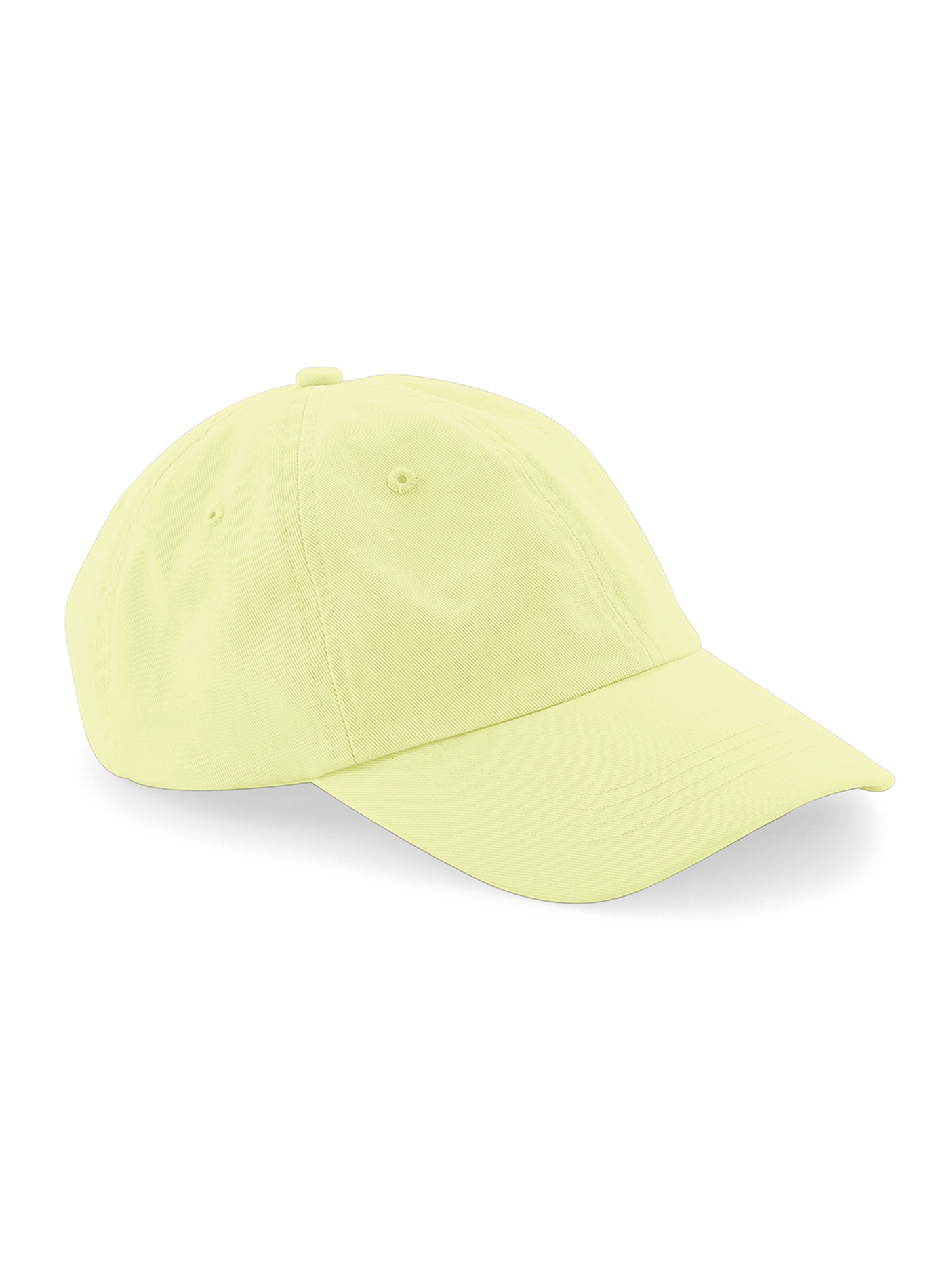 Čepice s nízkým profilem 6 dílná Beechfield - Světle žlutá univerzal