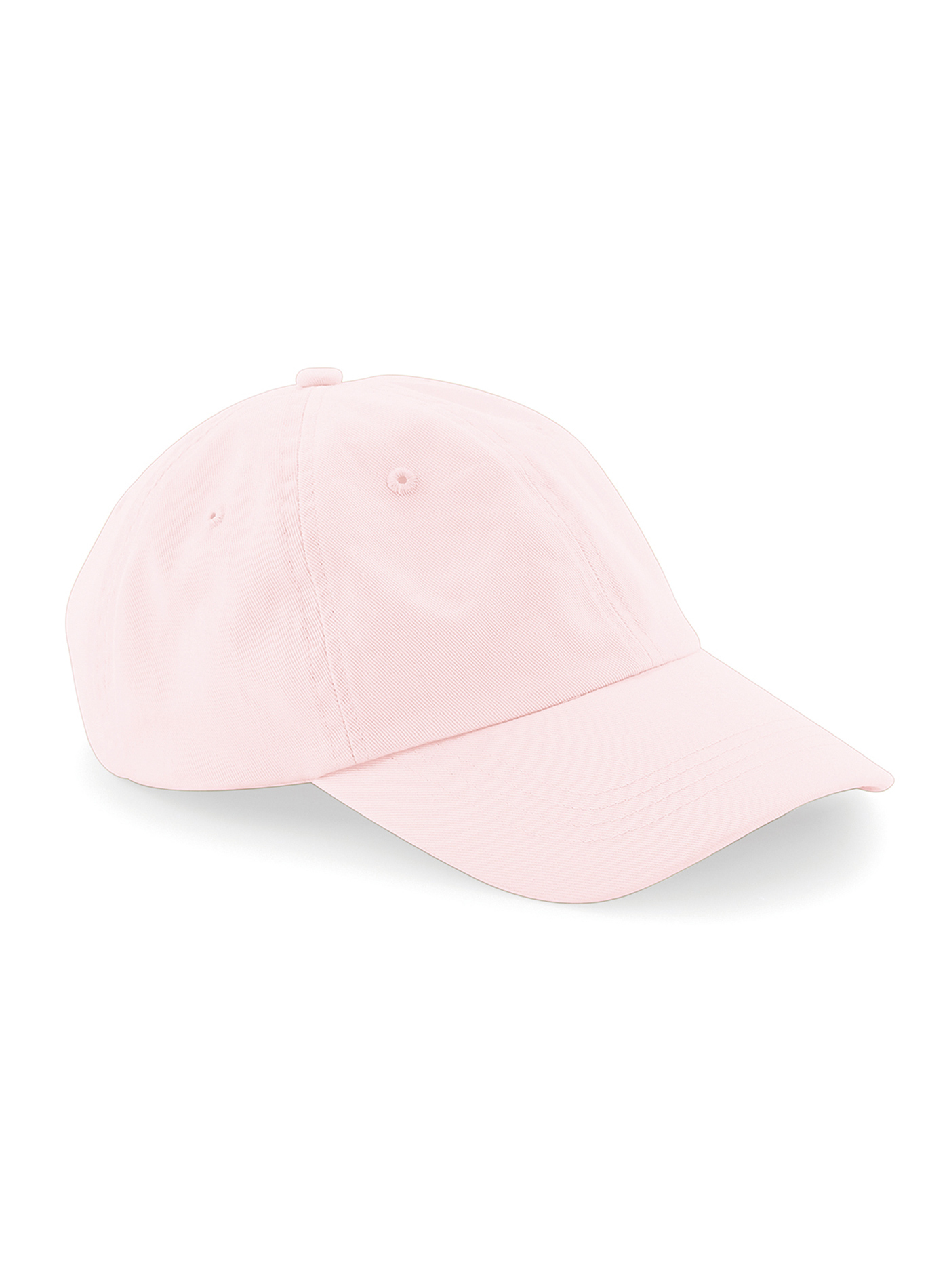 Čepice s nízkým profilem 6 dílná Beechfield - Bledě růžová univerzal