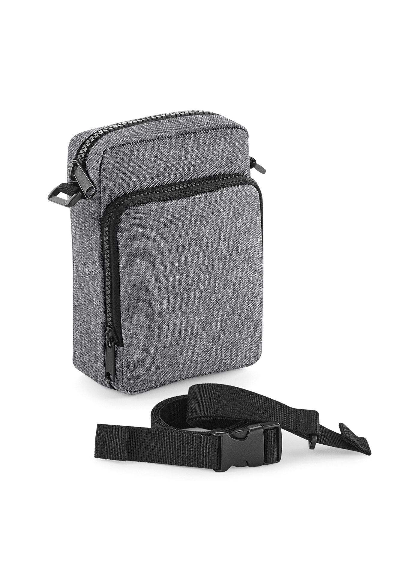 Crossbody taška Bag Base Multipocket - šedá univerzal