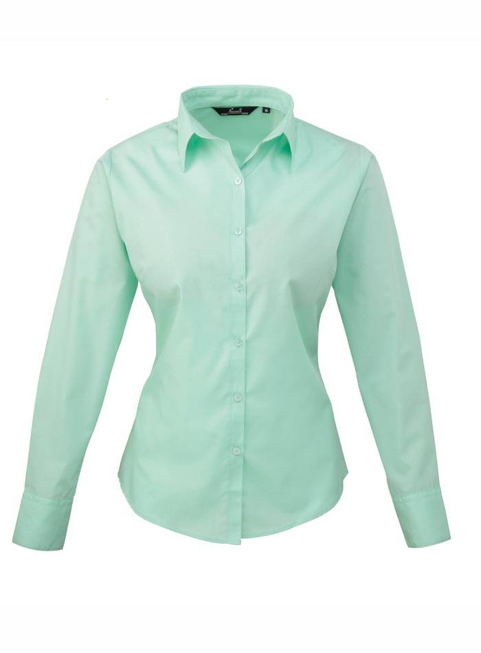 Dámská košile Premier - Zelenomodrá XL