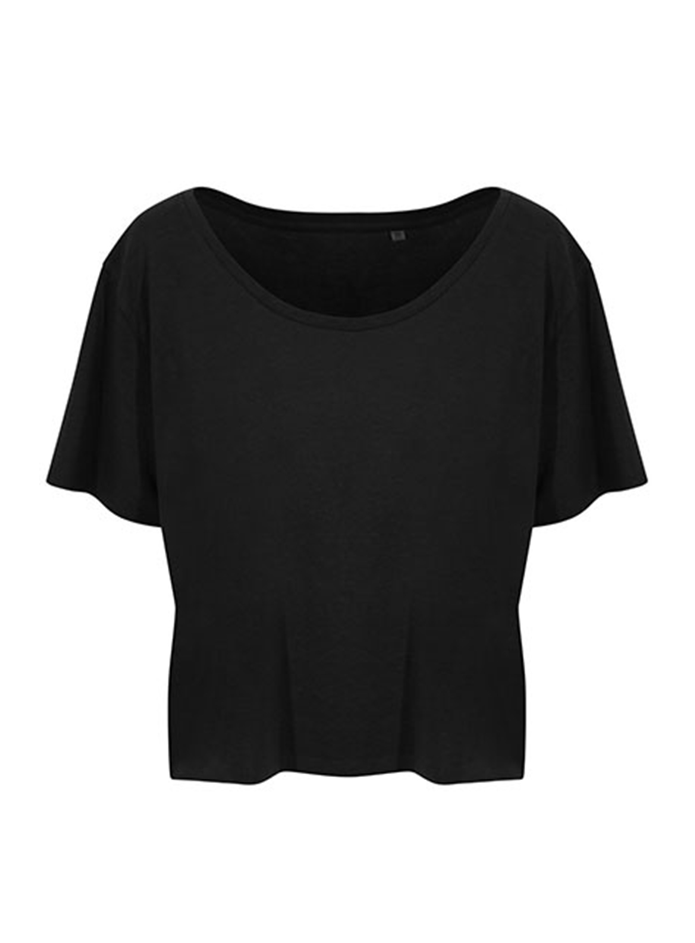 Dámské crop tričko Ecologie DainTree EcoViscose - černá XL