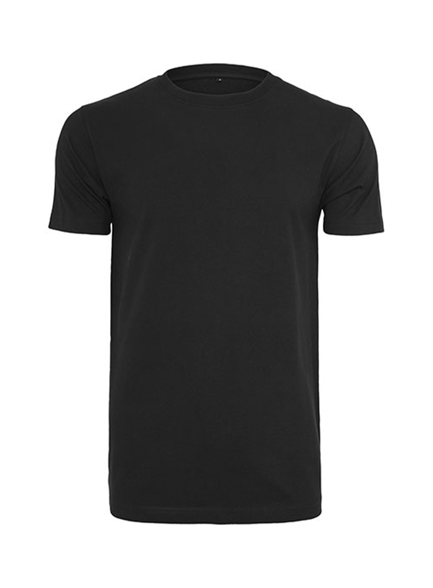Pánské tričko Round Neck - černá 4XL