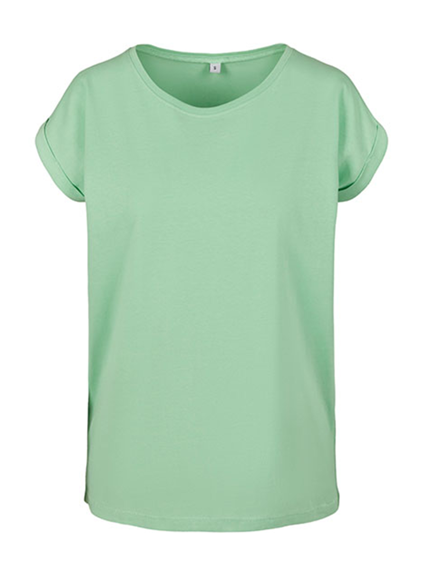 Dámské tričko Built your Brand Extended Shoulder - Mentolově zelená XL