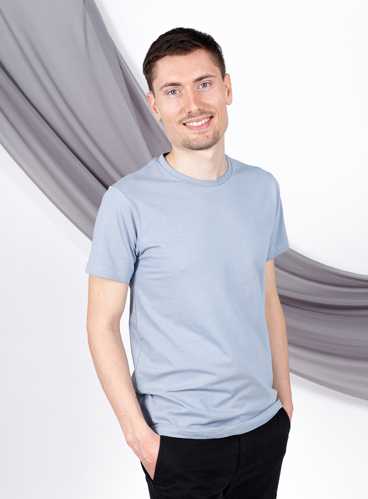 Pánské strečové tričko Skinnifit Feels good