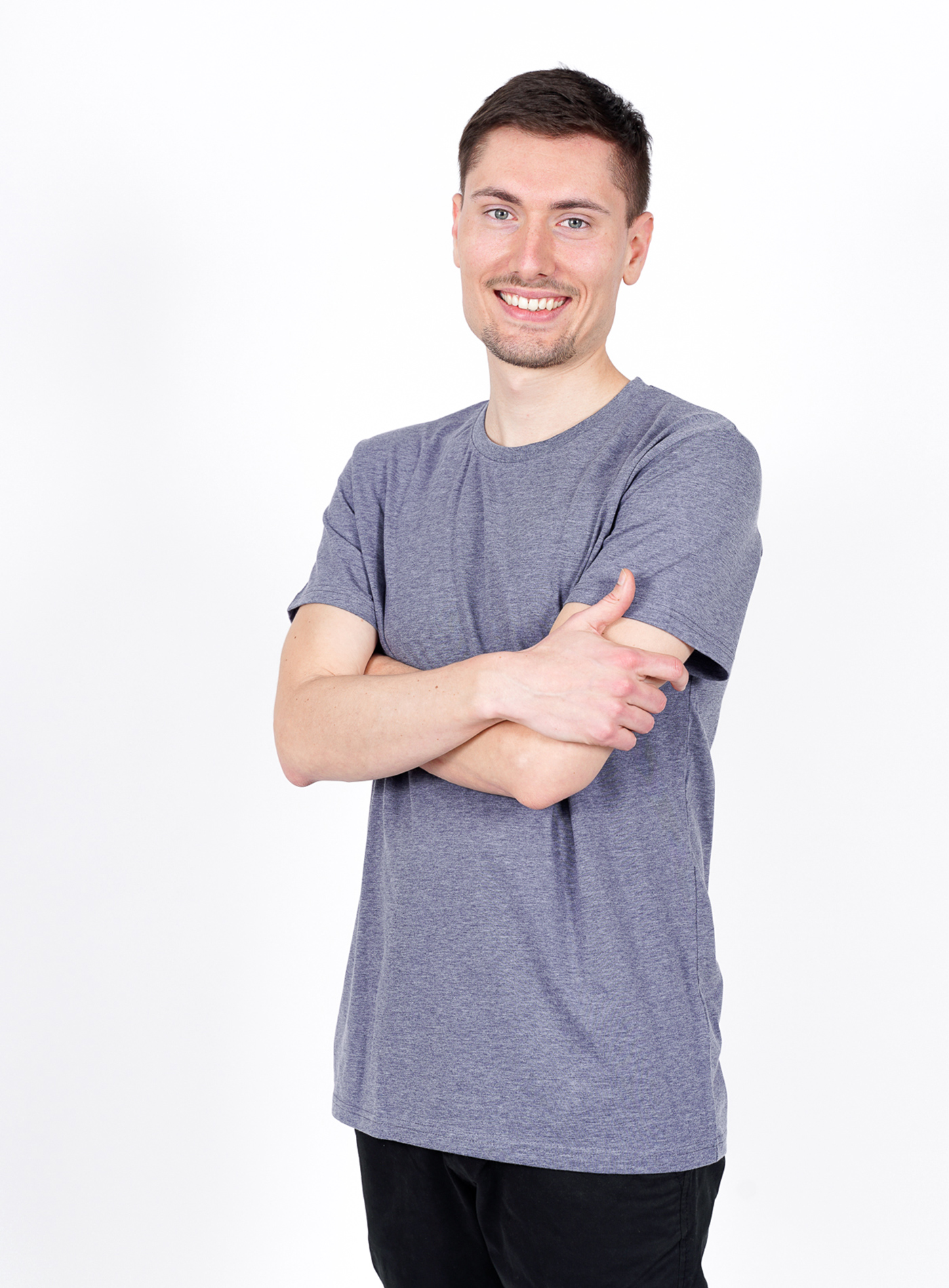 Pánské strečové tričko Skinnifit Feels good