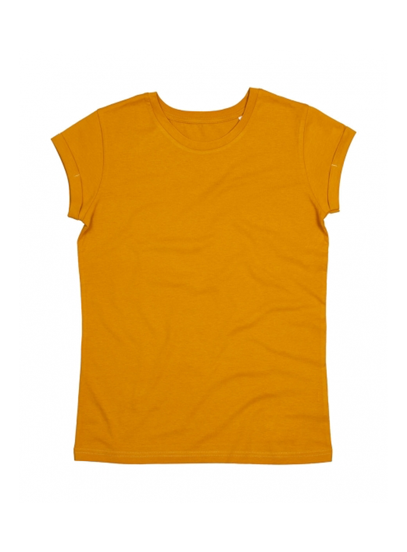 Dámské tričko Rock Roll - Hořčicově žlutá L
