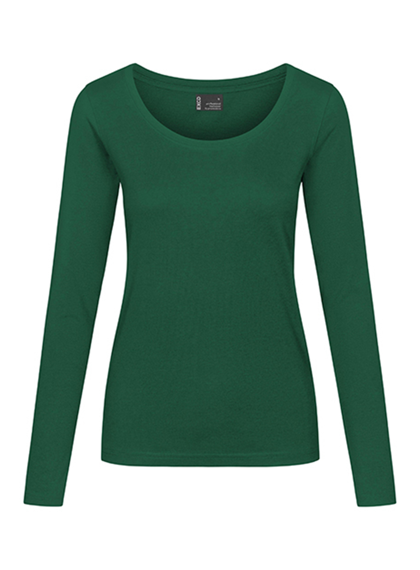 Dámské tričko s dlouhým rukávem Promodoro - Zelená L