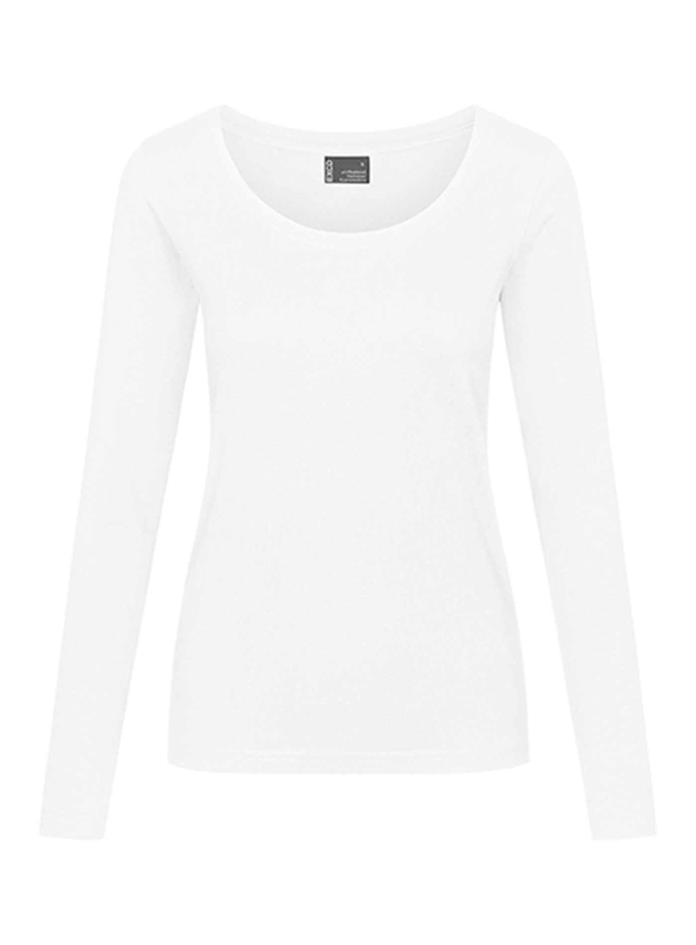 Dámské tričko s dlouhým rukávem Promodoro - Bílá L