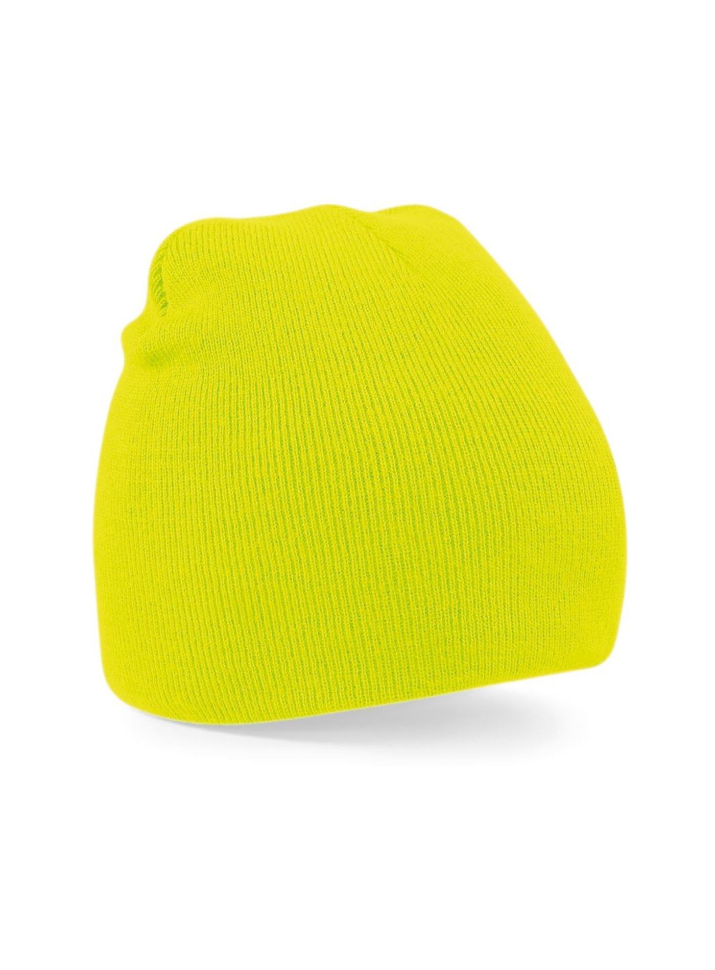 Čepice Beechfield Pull On - Neonově žlutá univerzal