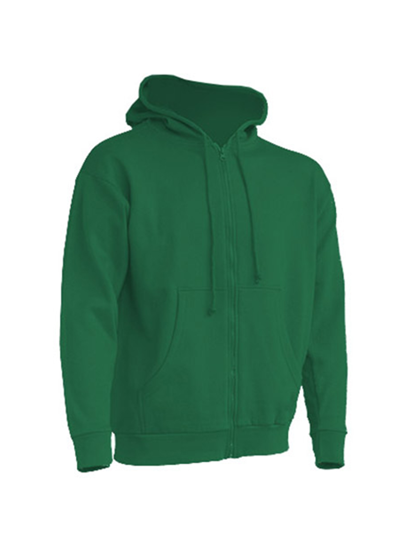 Pánská mikina na zip JHK Hooded - Zelená XL