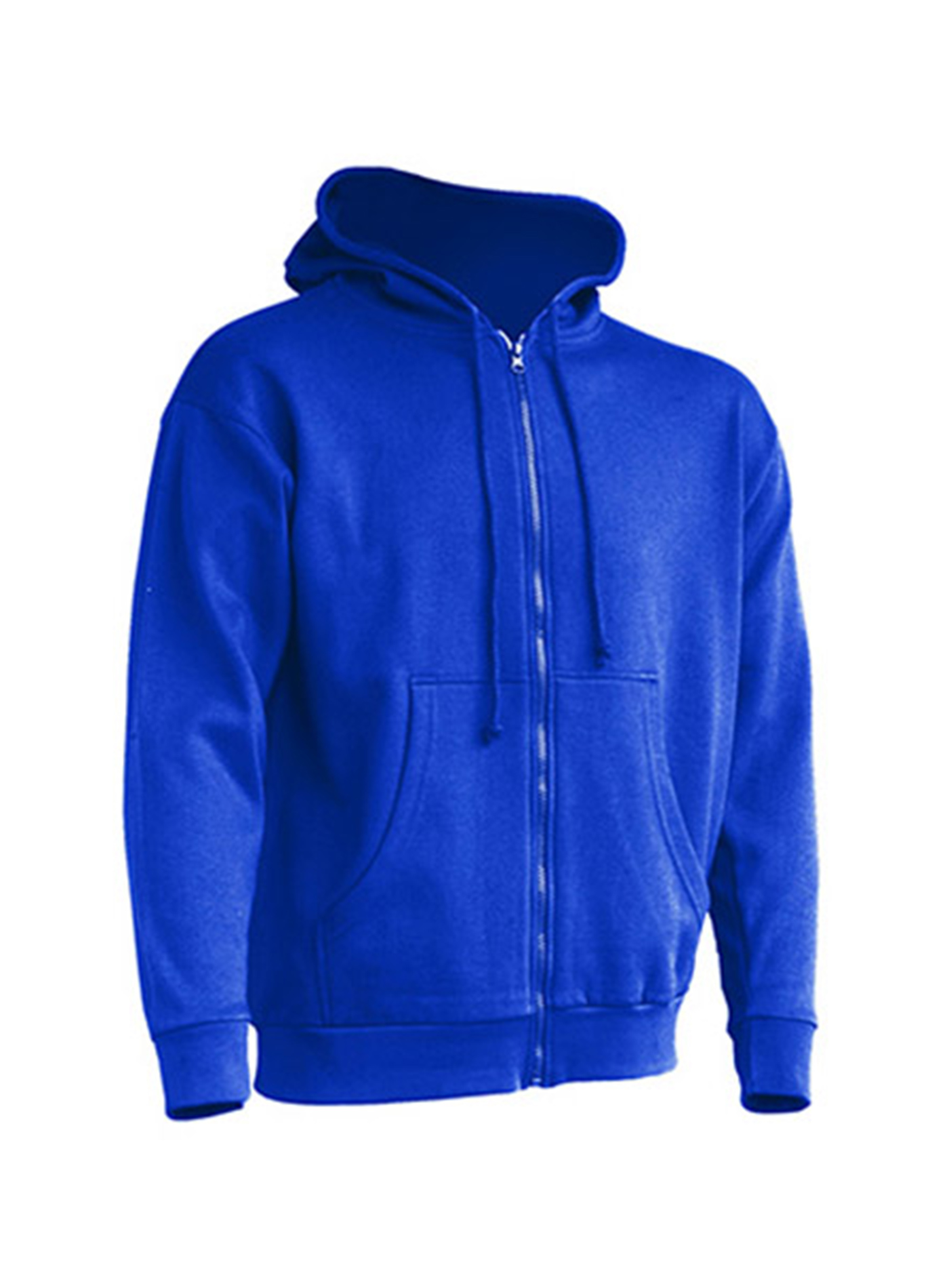 Pánská mikina na zip JHK Hooded - královská modrá XL