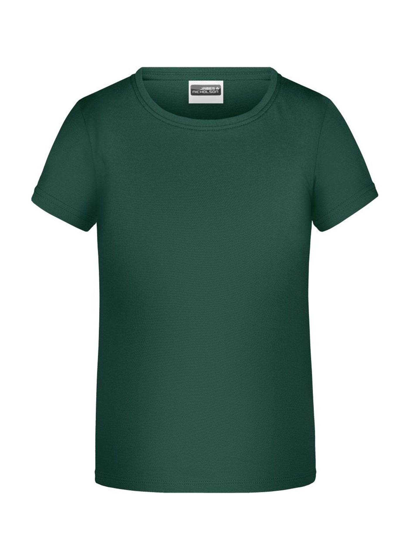 Dívčí tričko James & Nicholson - Temně zelená S