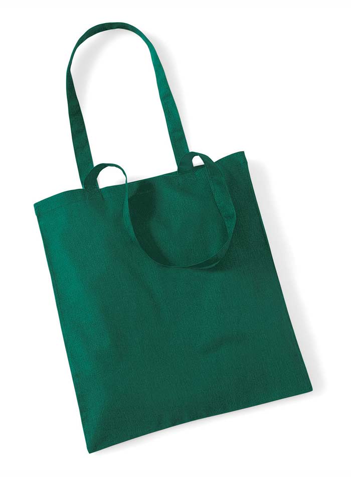 Plátěná taška - Lahvově zelená univerzal