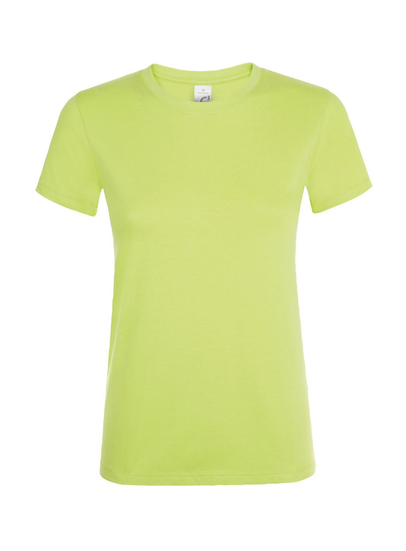 Dámské tričko SOL'S Regent - jablíčkově zelená M