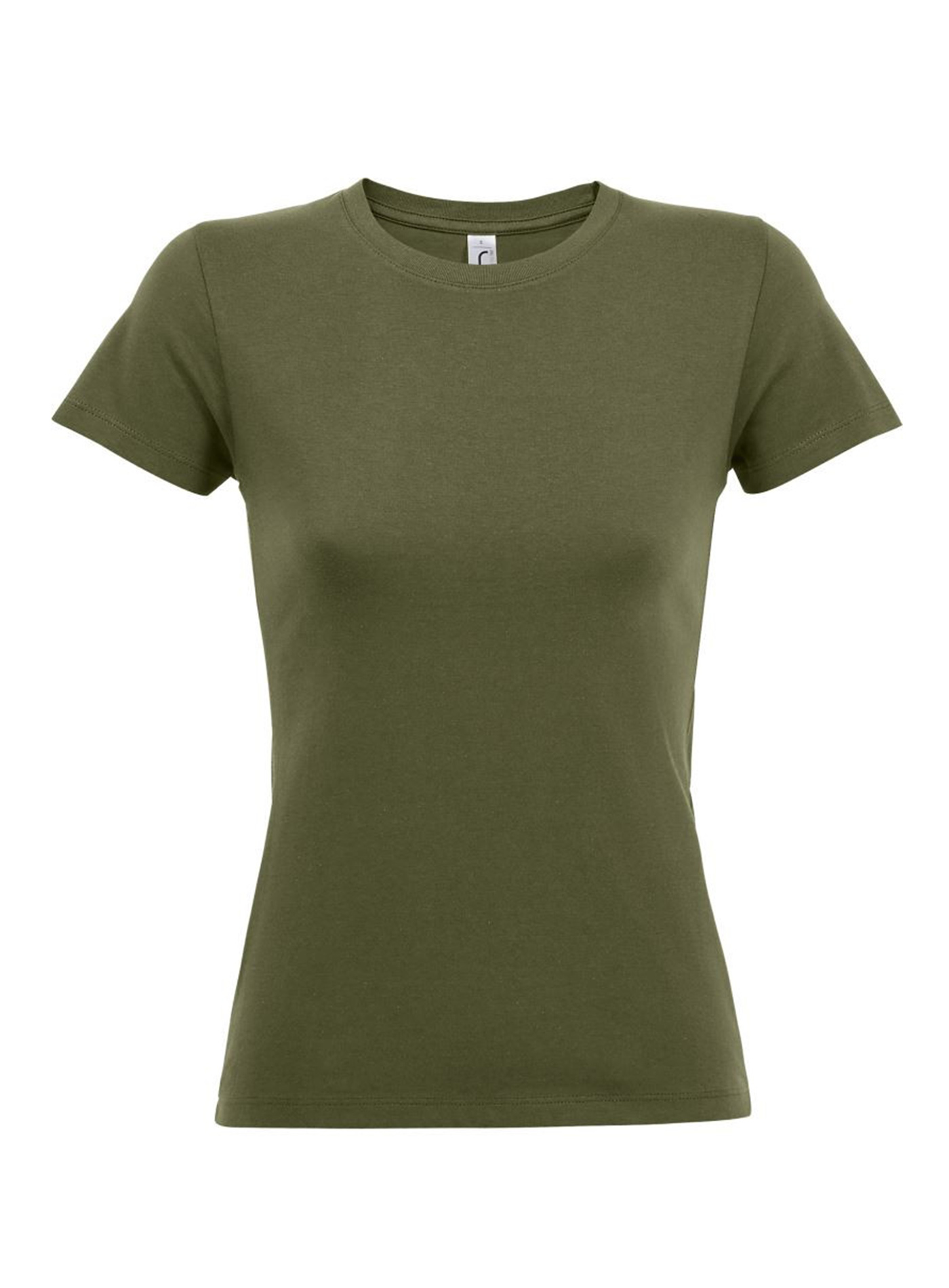 Dámské tričko SOL'S Regent - Vojenská zelená M
