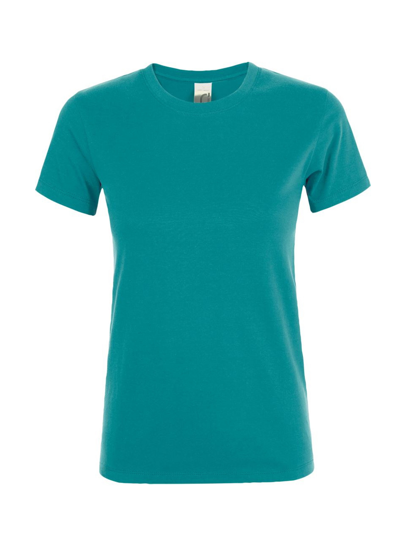 Dámské tričko SOL'S Regent - Tyrkysově modrá XL