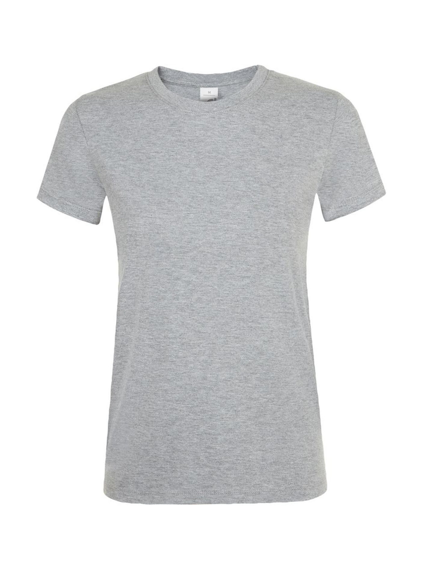Dámské tričko SOL'S Regent - Světle šedý melír M