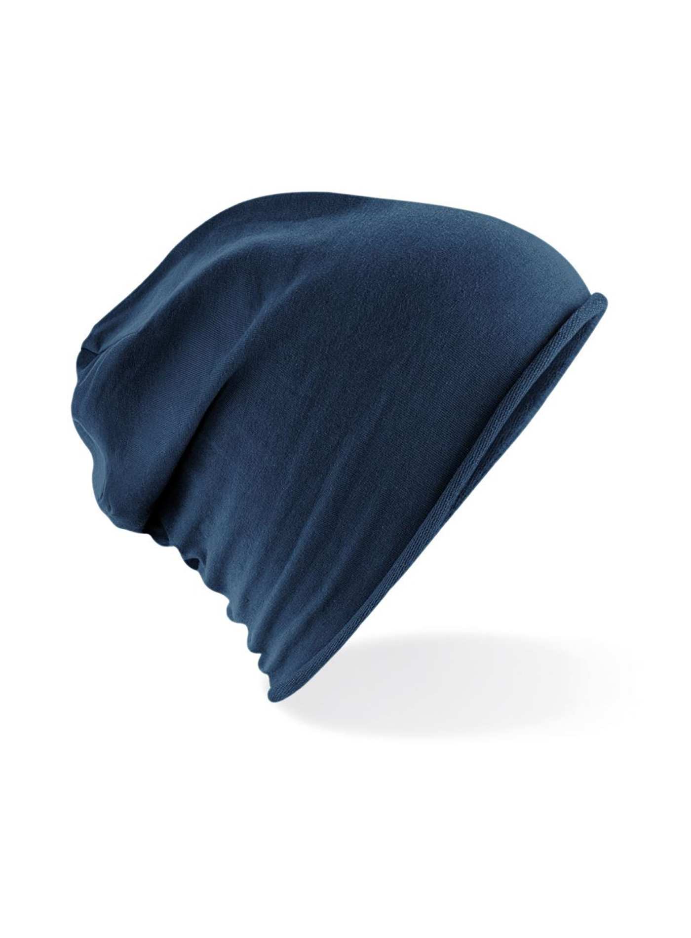 Čepice Beechfield Jersey beanie - Temně modrá univerzal