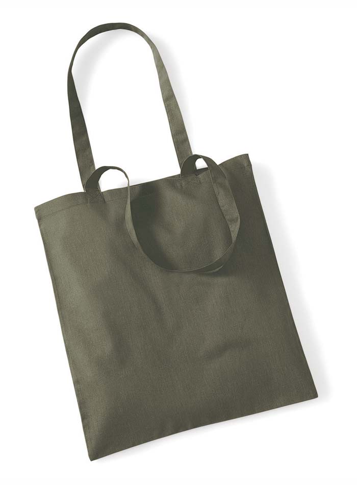 Plátěná taška - Olivově zelená univerzal