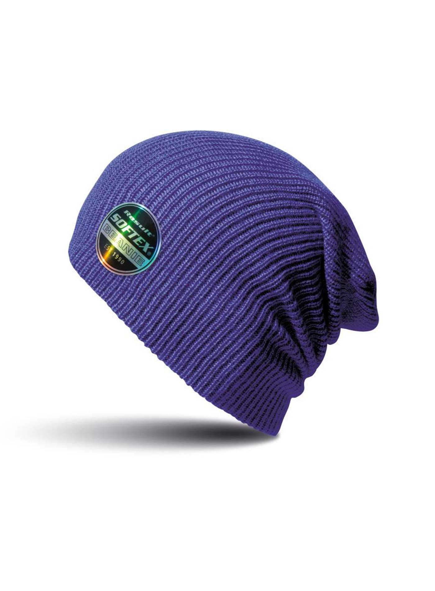 Čepice Result headwear softex beanie - Tmavě fialová univerzal